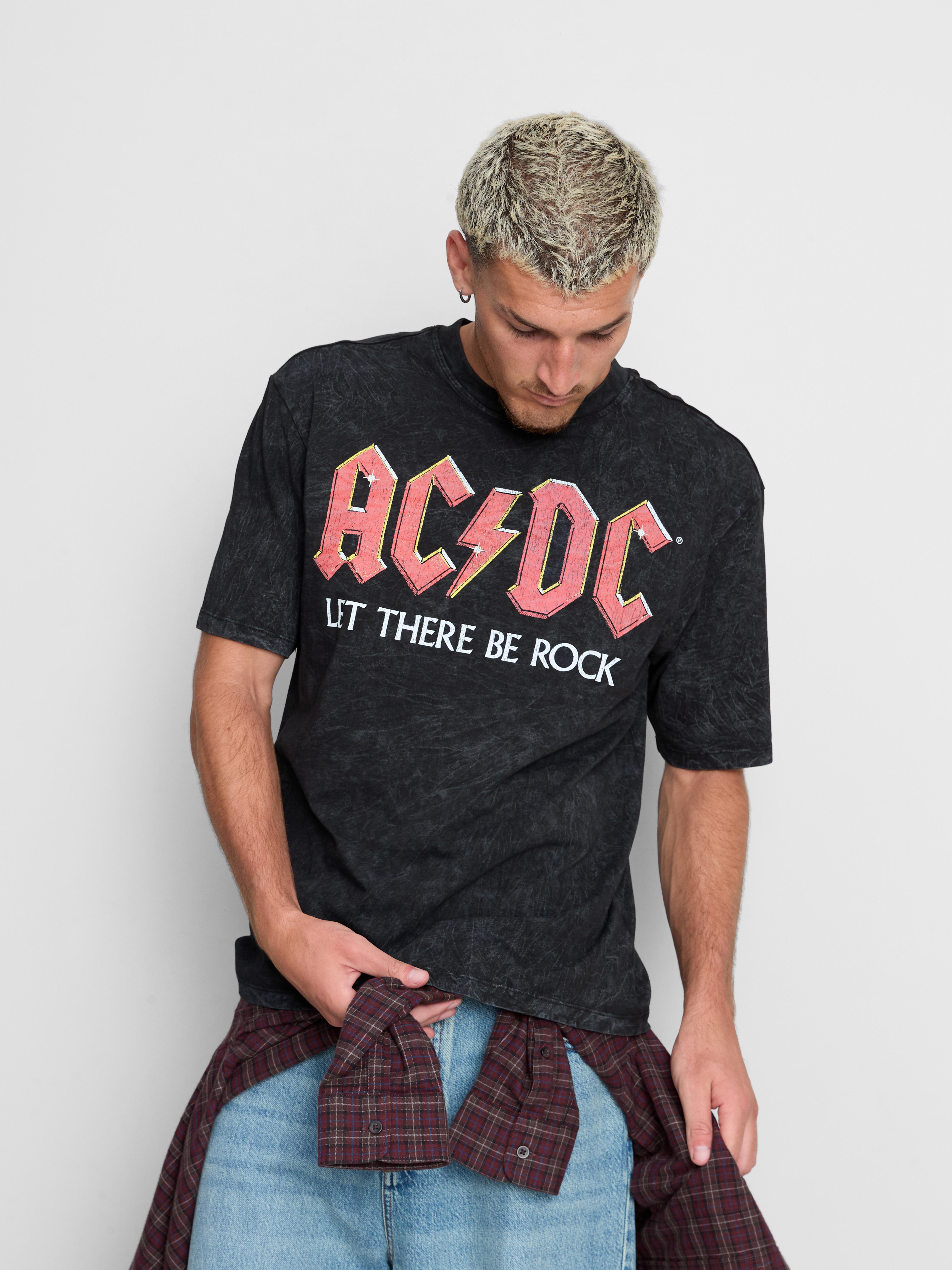 AC/DC Pure Cotton Graphic T-Shirt