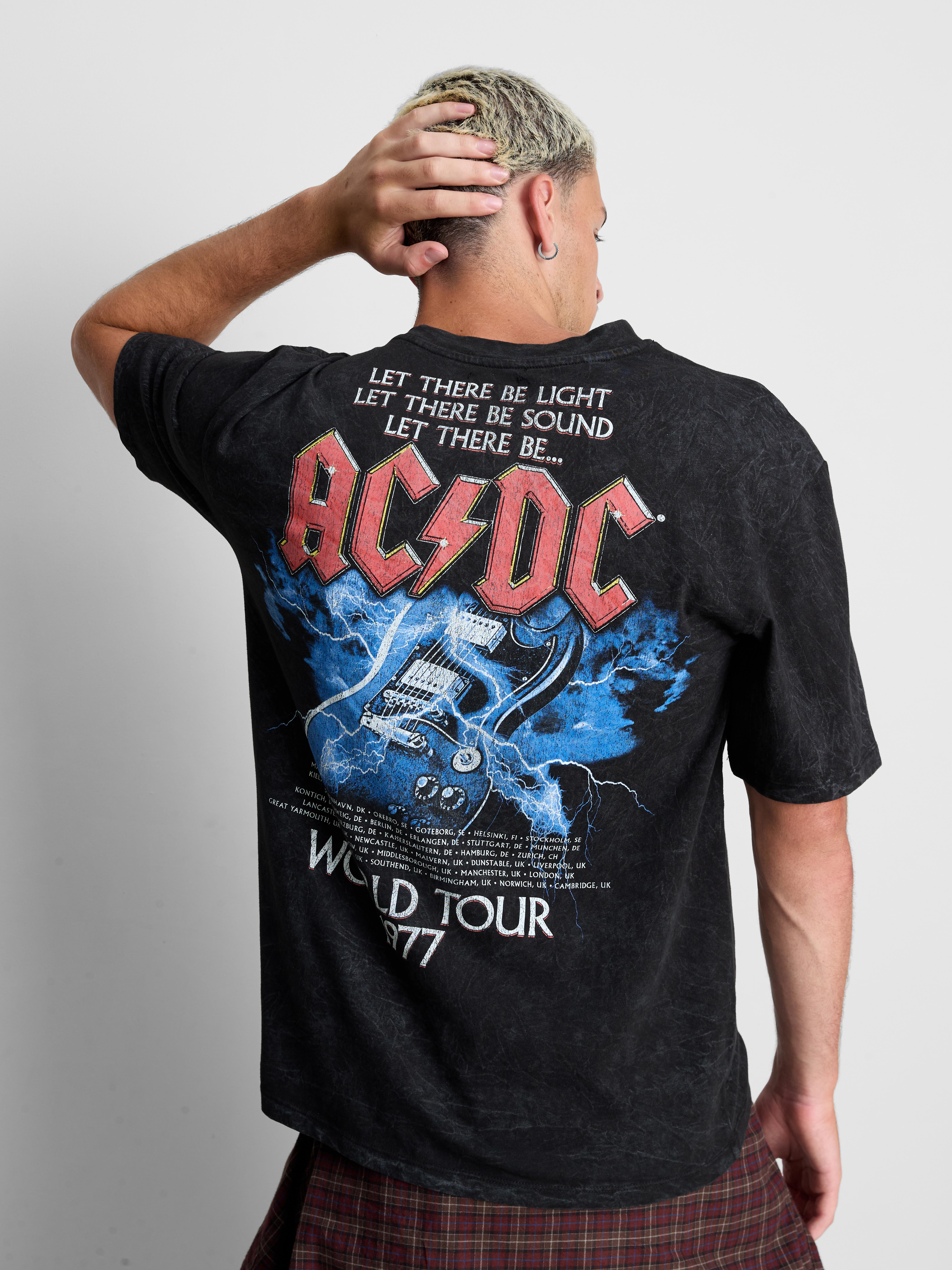 AC/DC Pure Cotton Graphic T-Shirt