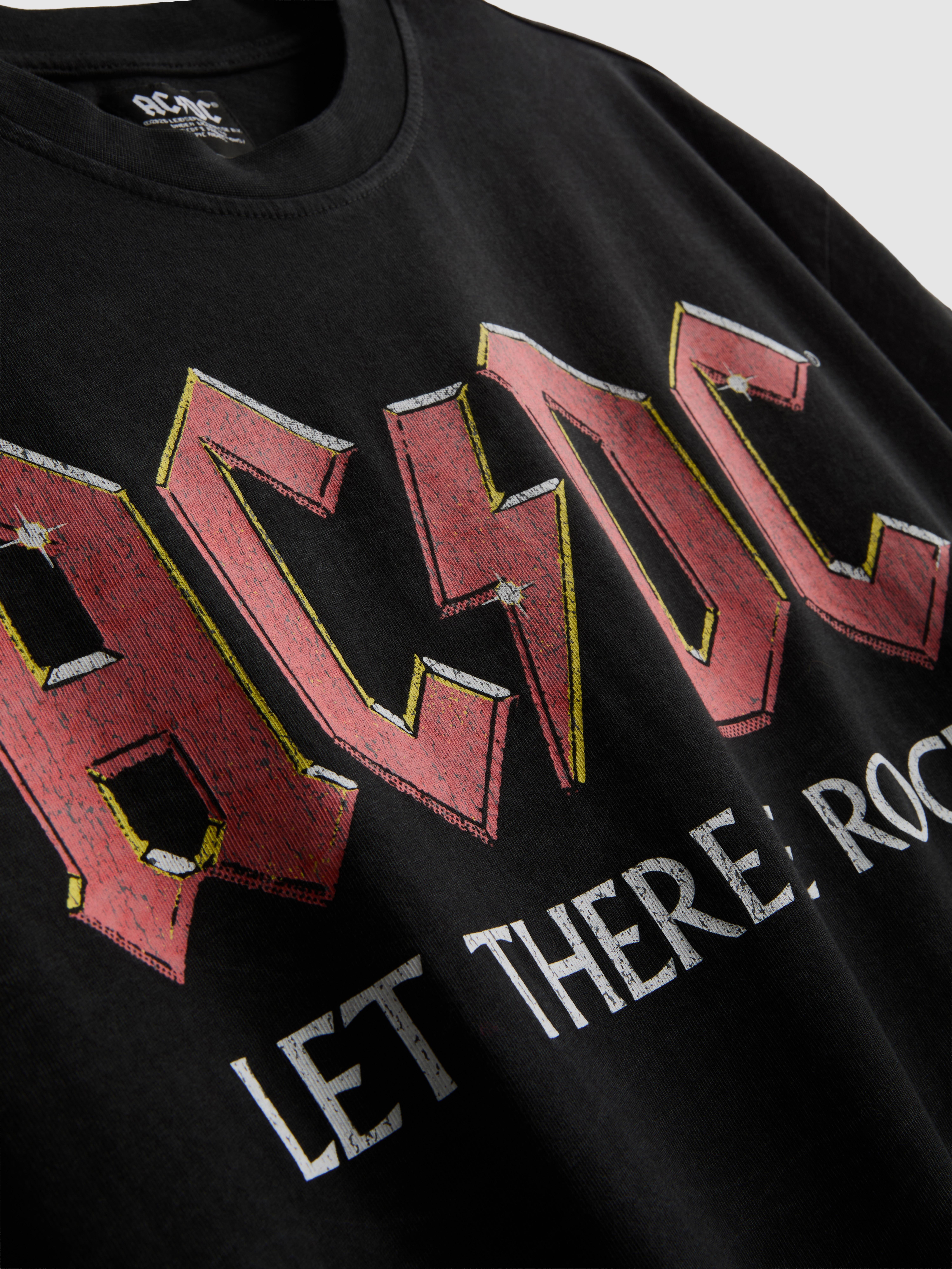 AC/DC Pure Cotton Graphic T-Shirt