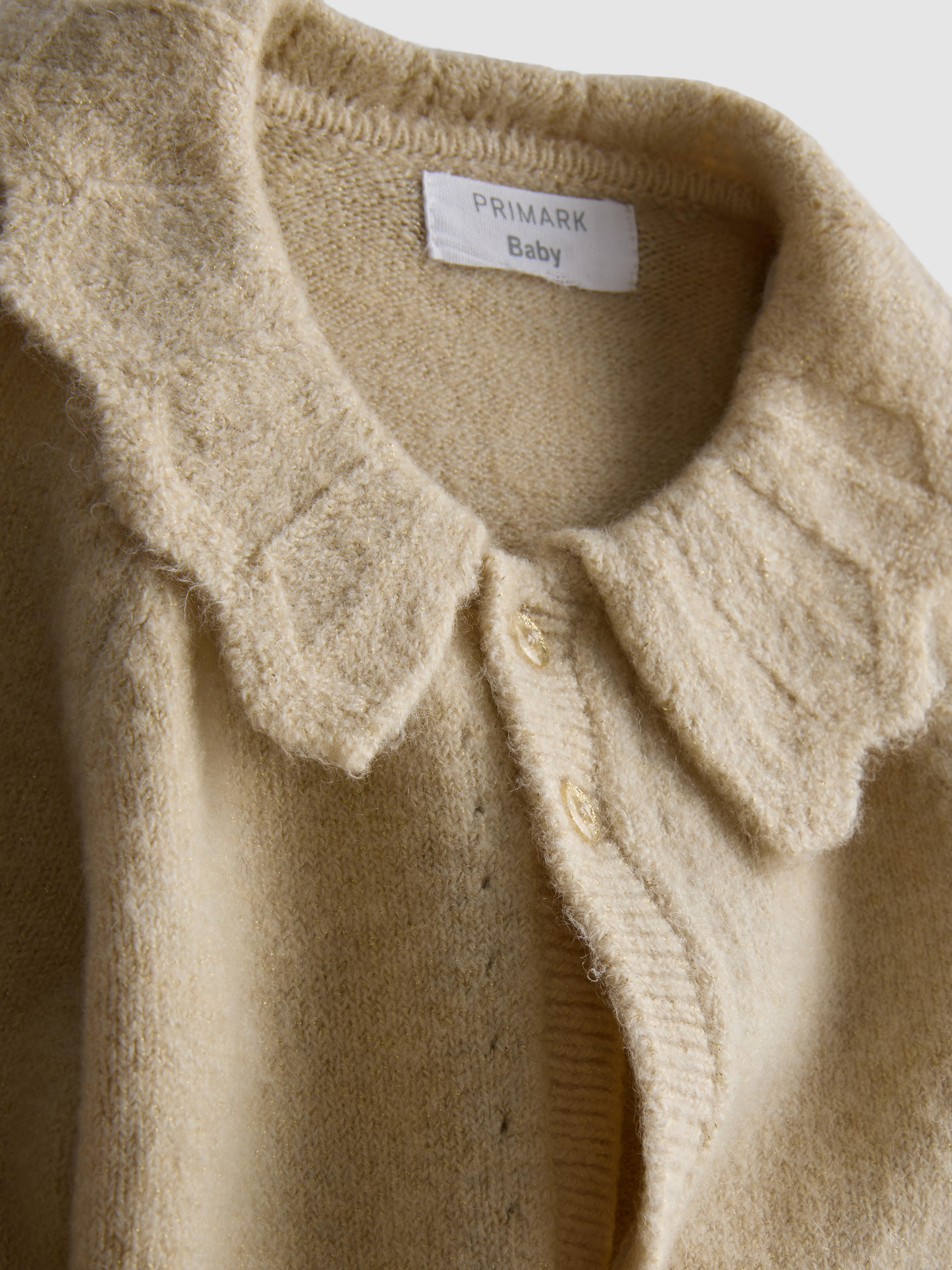 0-18mths | Sparkly Collared Cardigan