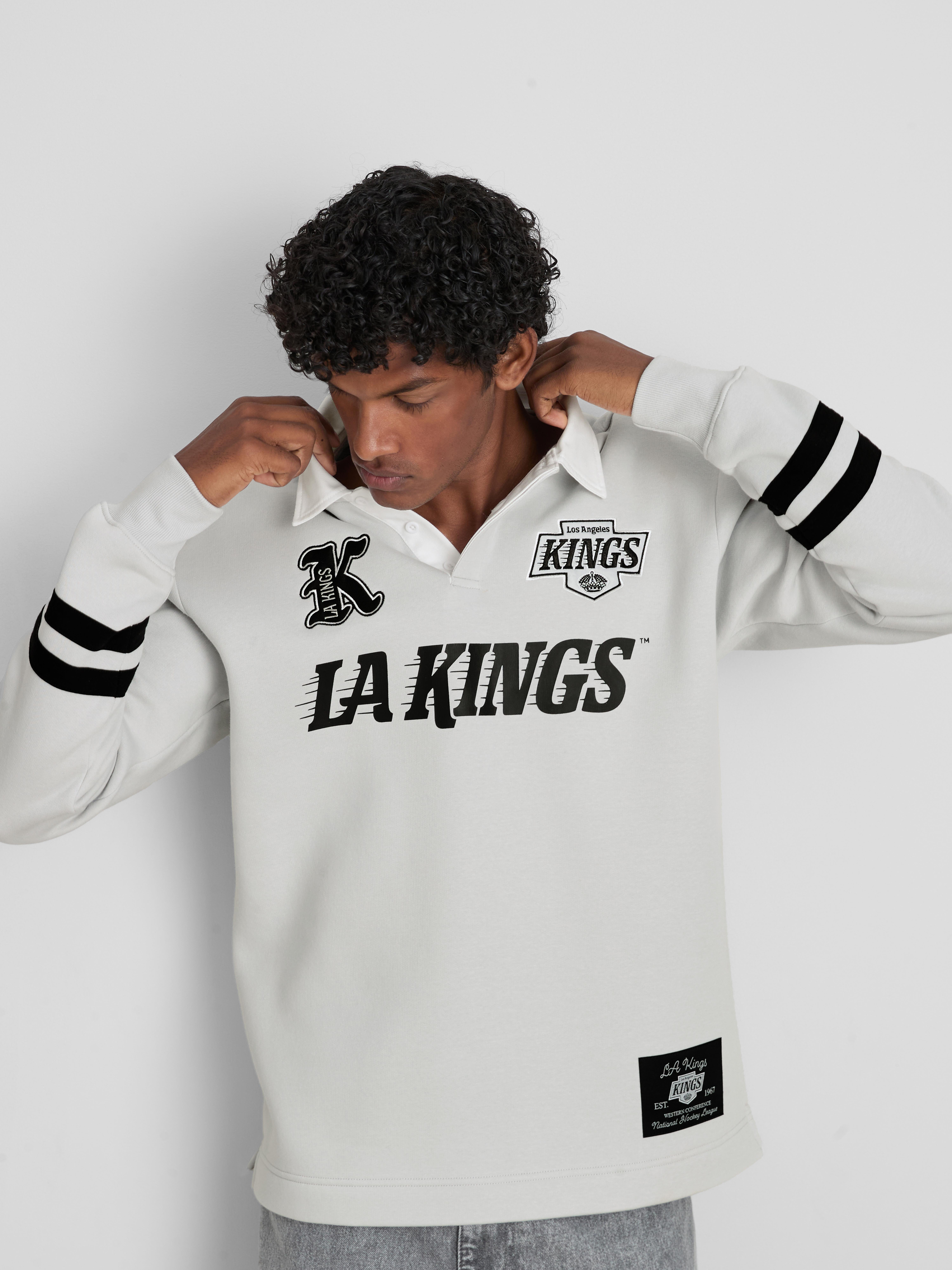 NHL Los Angeles Kings Cotton Rich Rugby Shirt