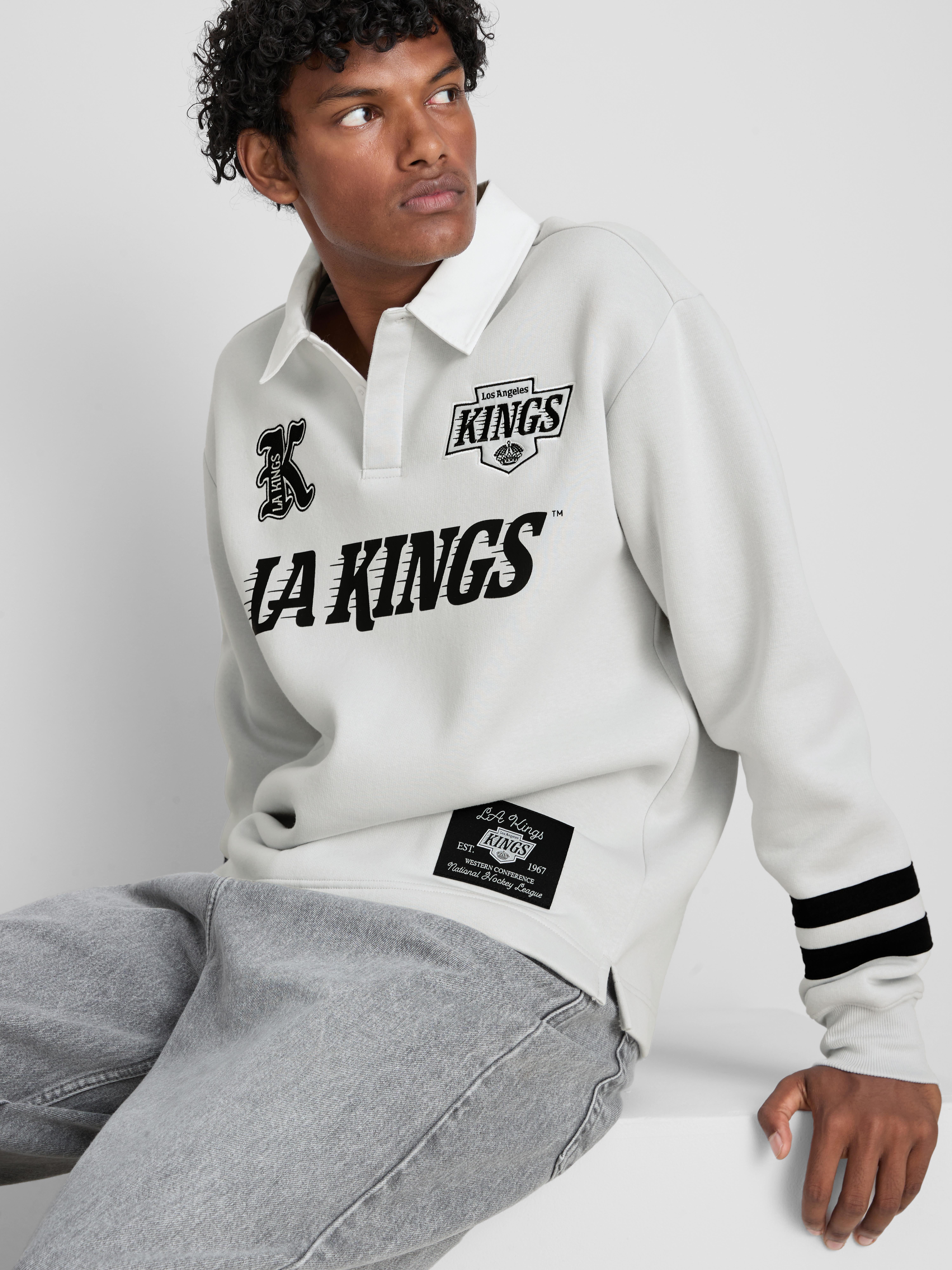 NHL Los Angeles Kings Cotton Rich Rugby Shirt