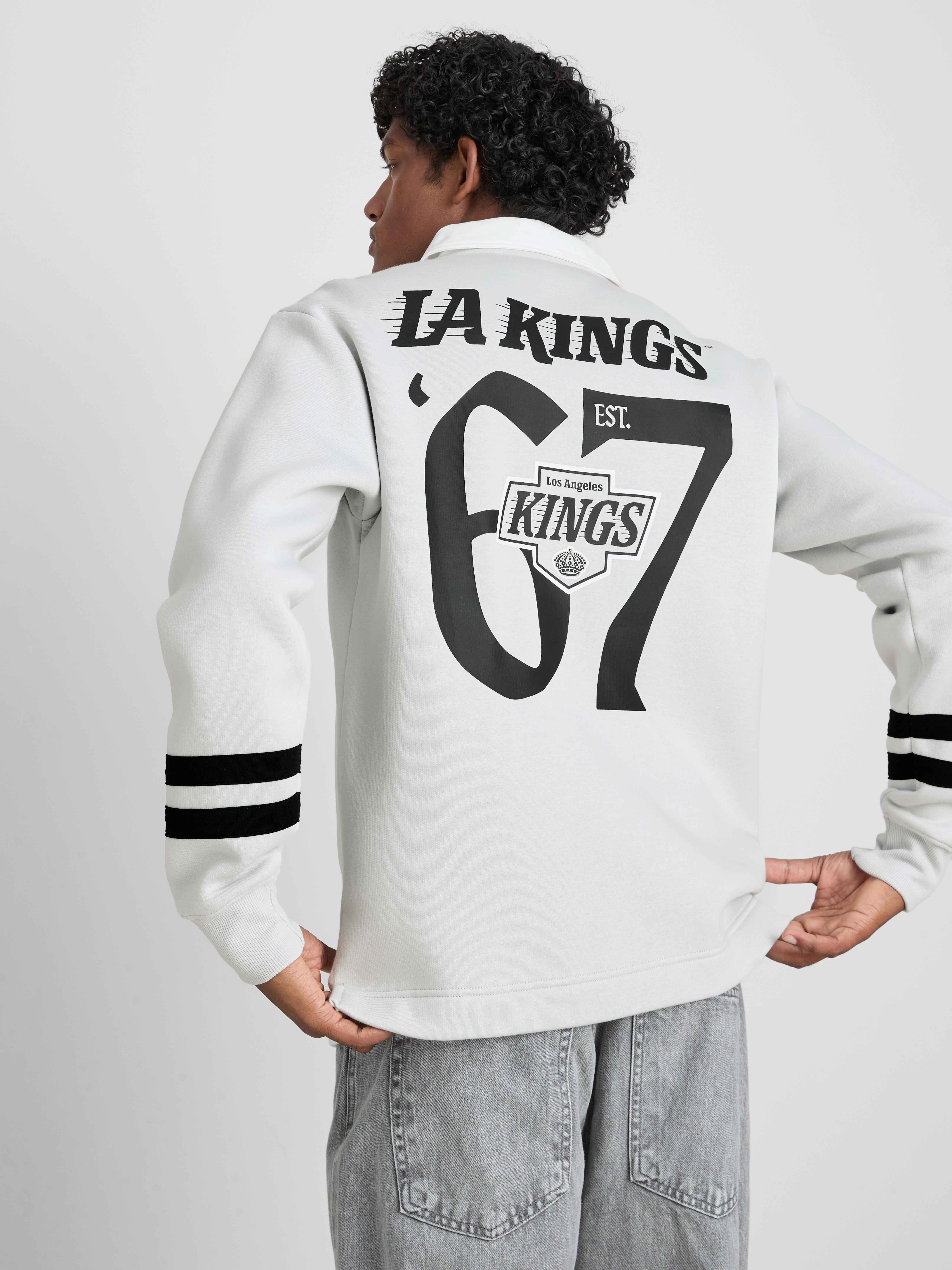 NHL Los Angeles Kings Cotton Rich Rugby Shirt