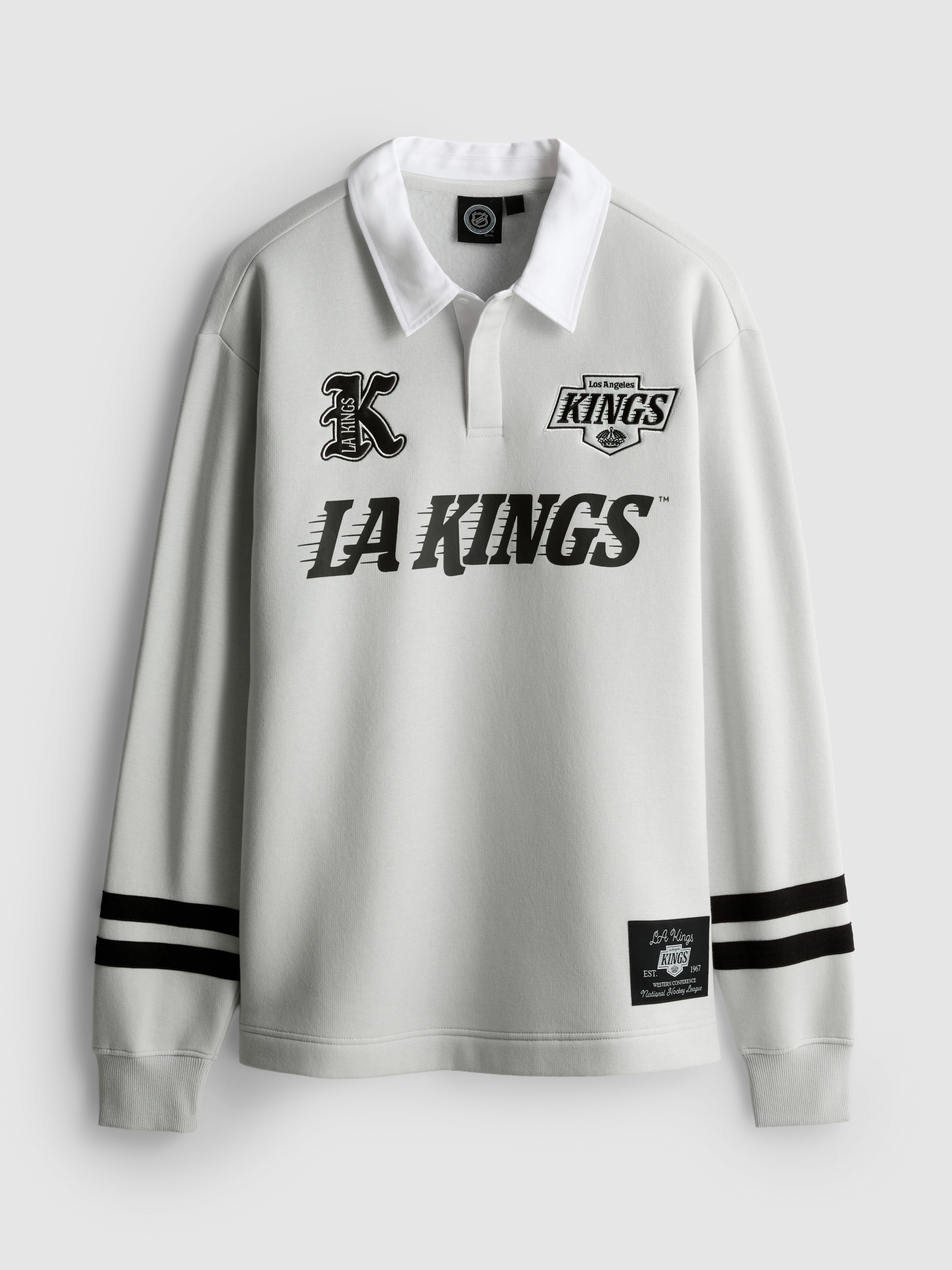 NHL Los Angeles Kings Cotton Rich Rugby Shirt