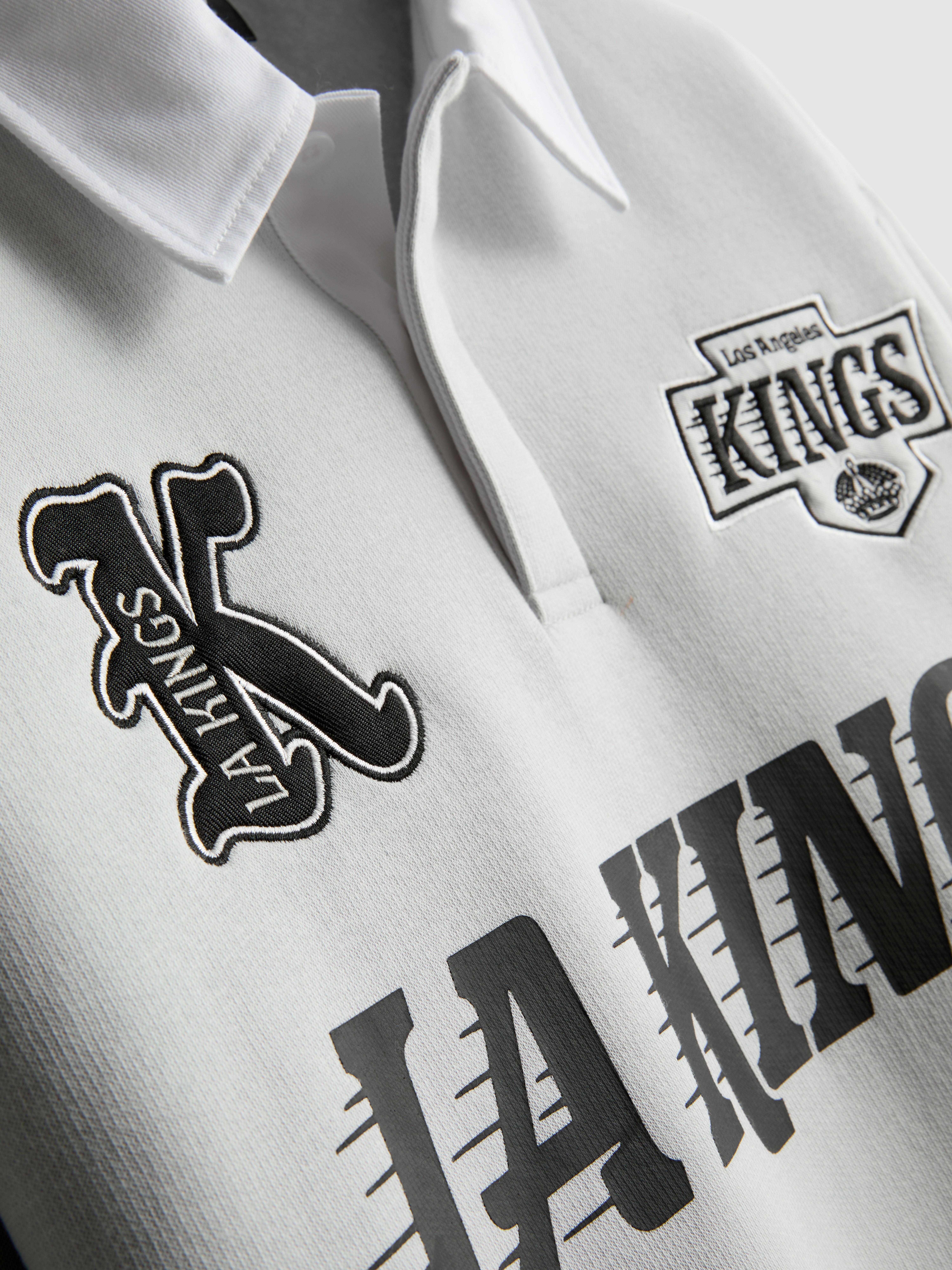 NHL Los Angeles Kings Cotton Rich Rugby Shirt