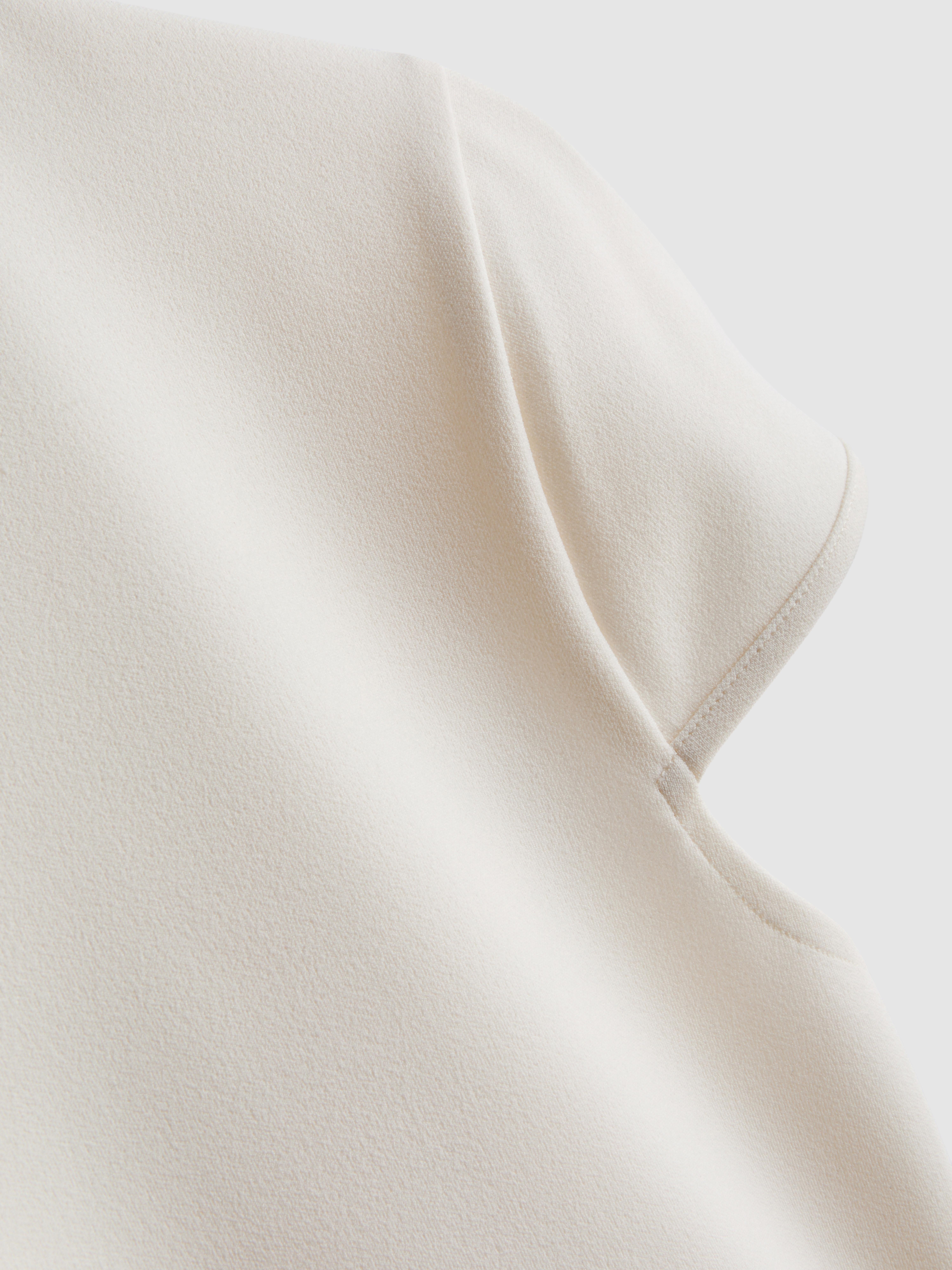Top de cuello mao