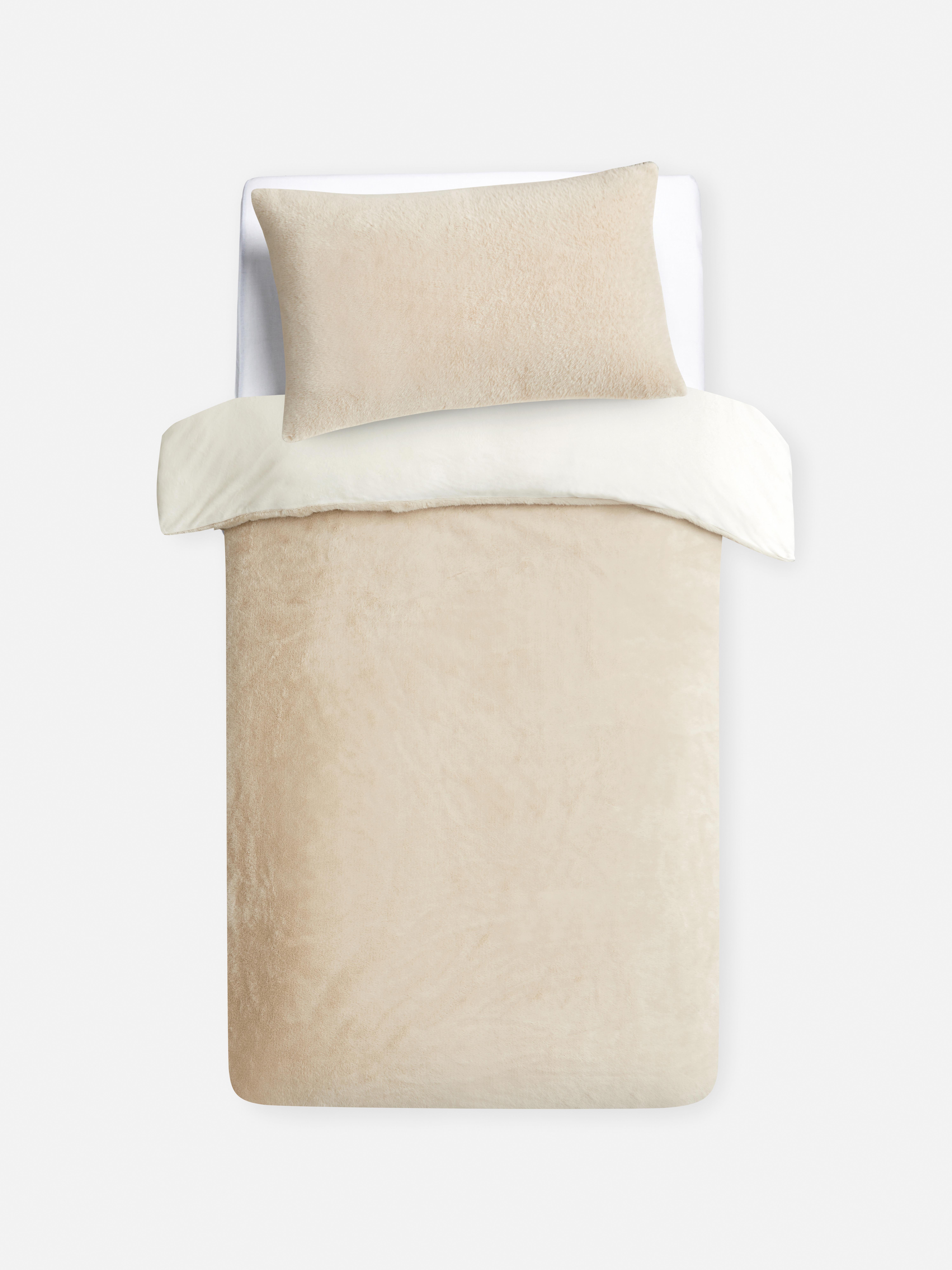 Plush Single Duvet Cover Set