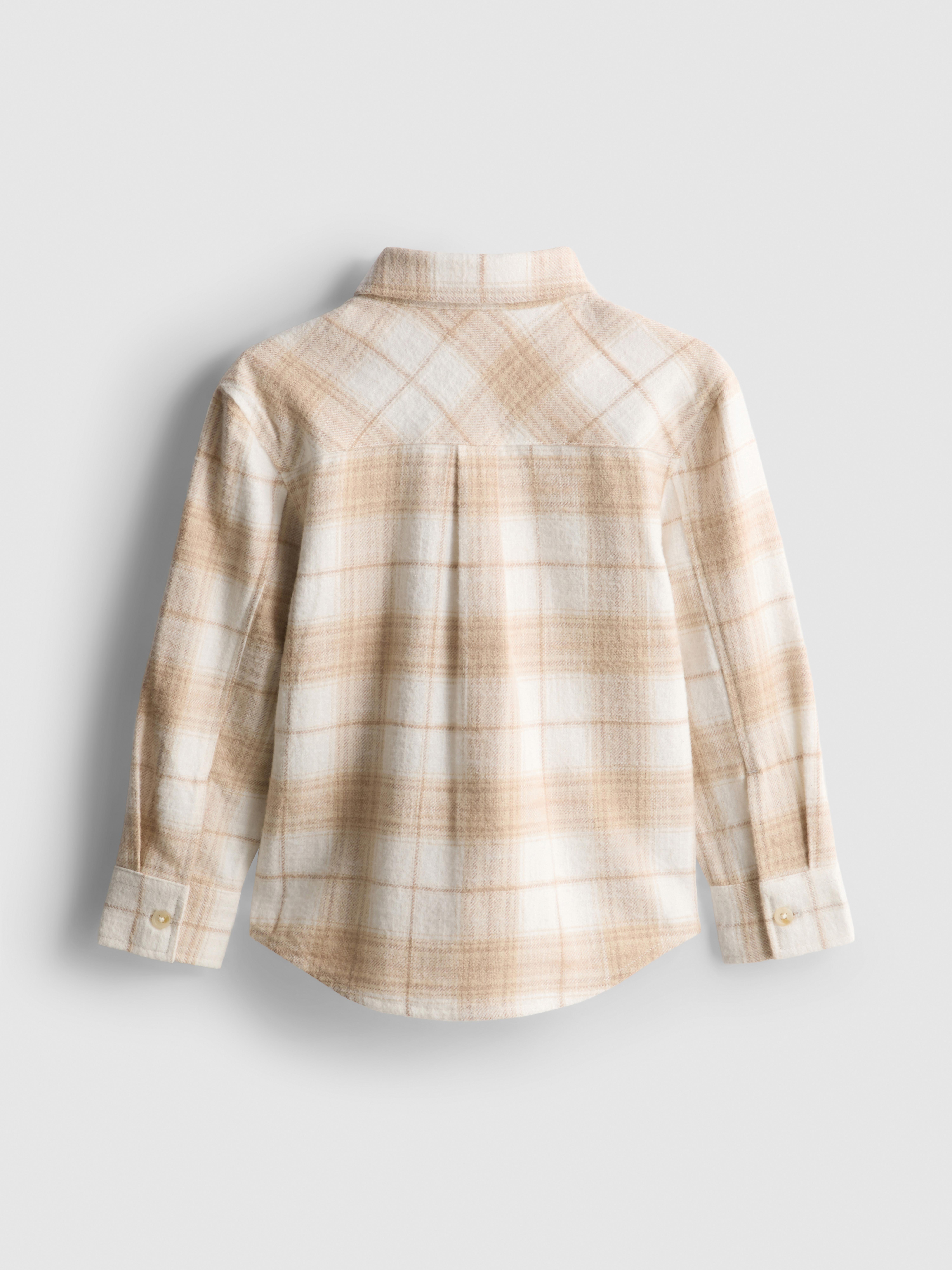 1-9yrs | Pure Cotton Flannel Shirt
