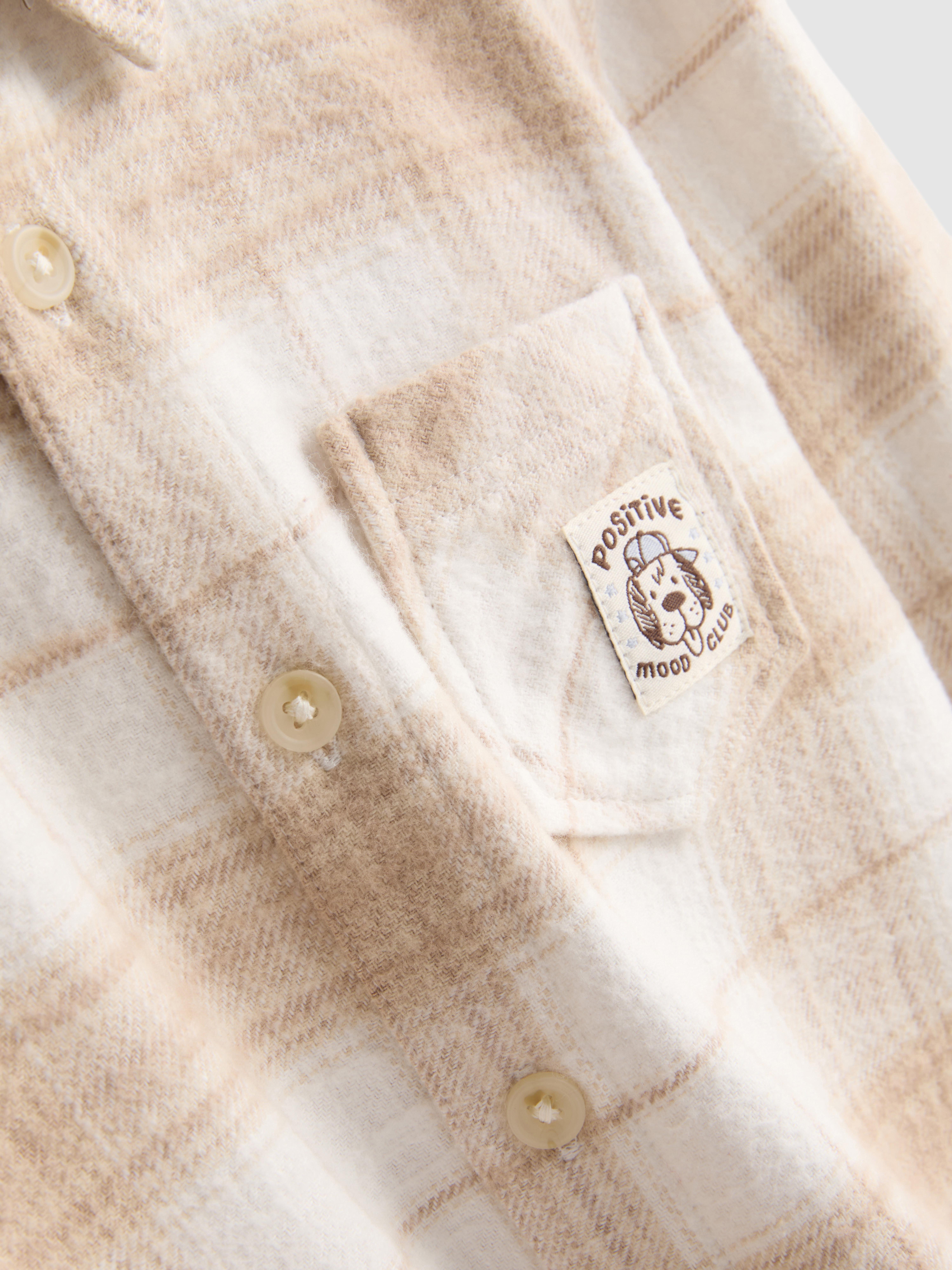 1-9yrs | Pure Cotton Flannel Shirt