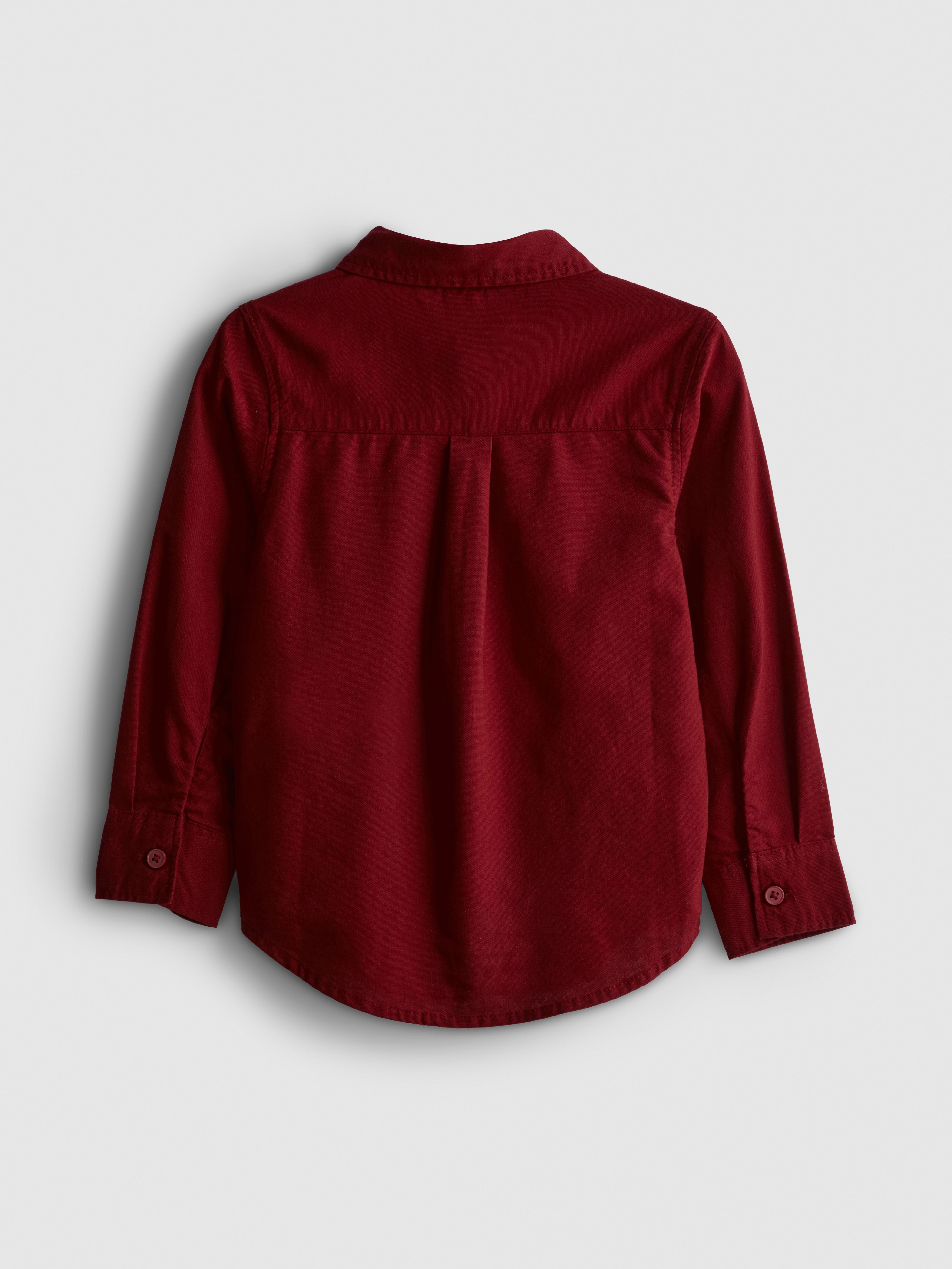1-9yrs | Pure Cotton Christmas Embroidered Shirt