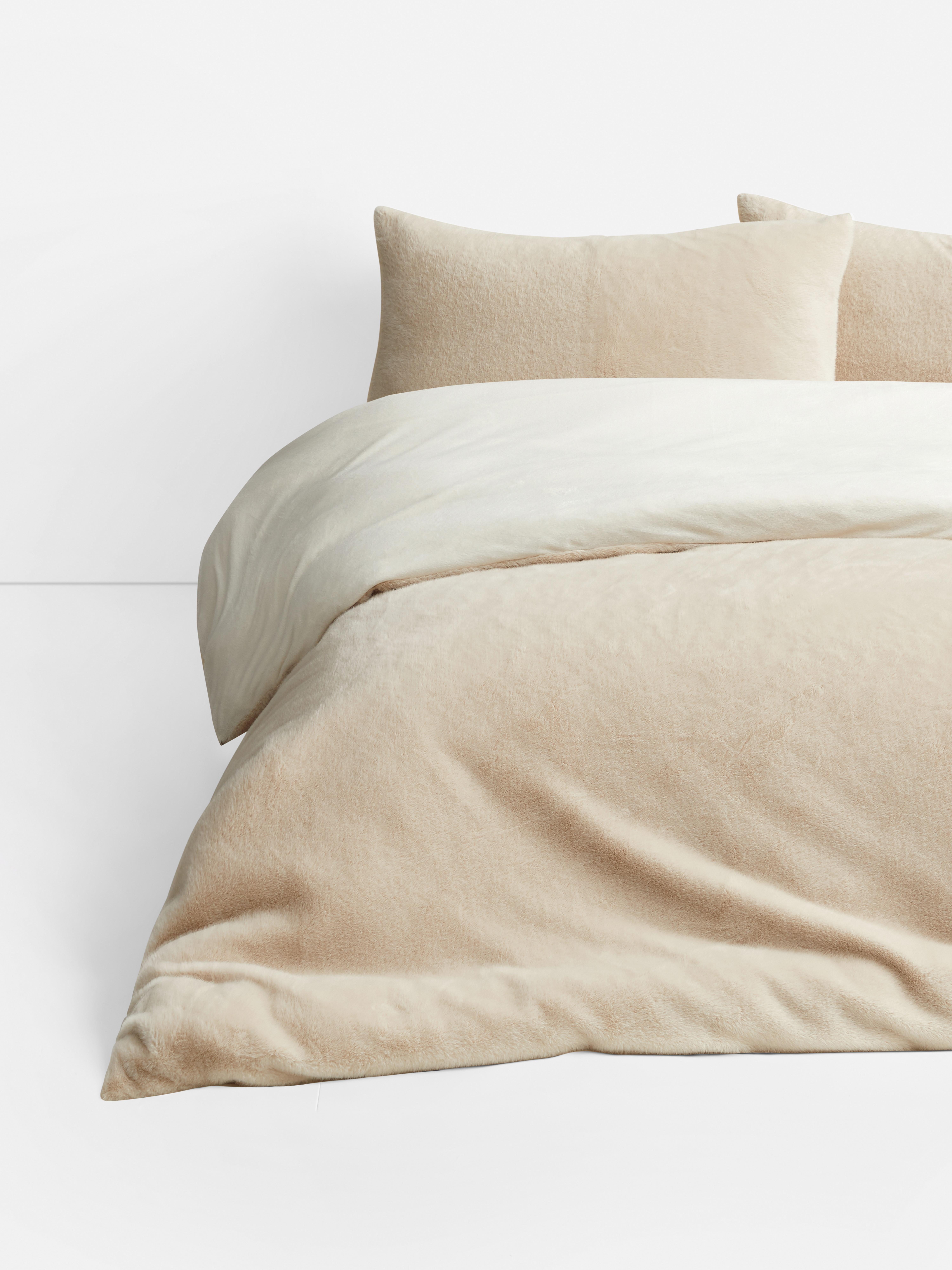Plush King Duvet Cover Set