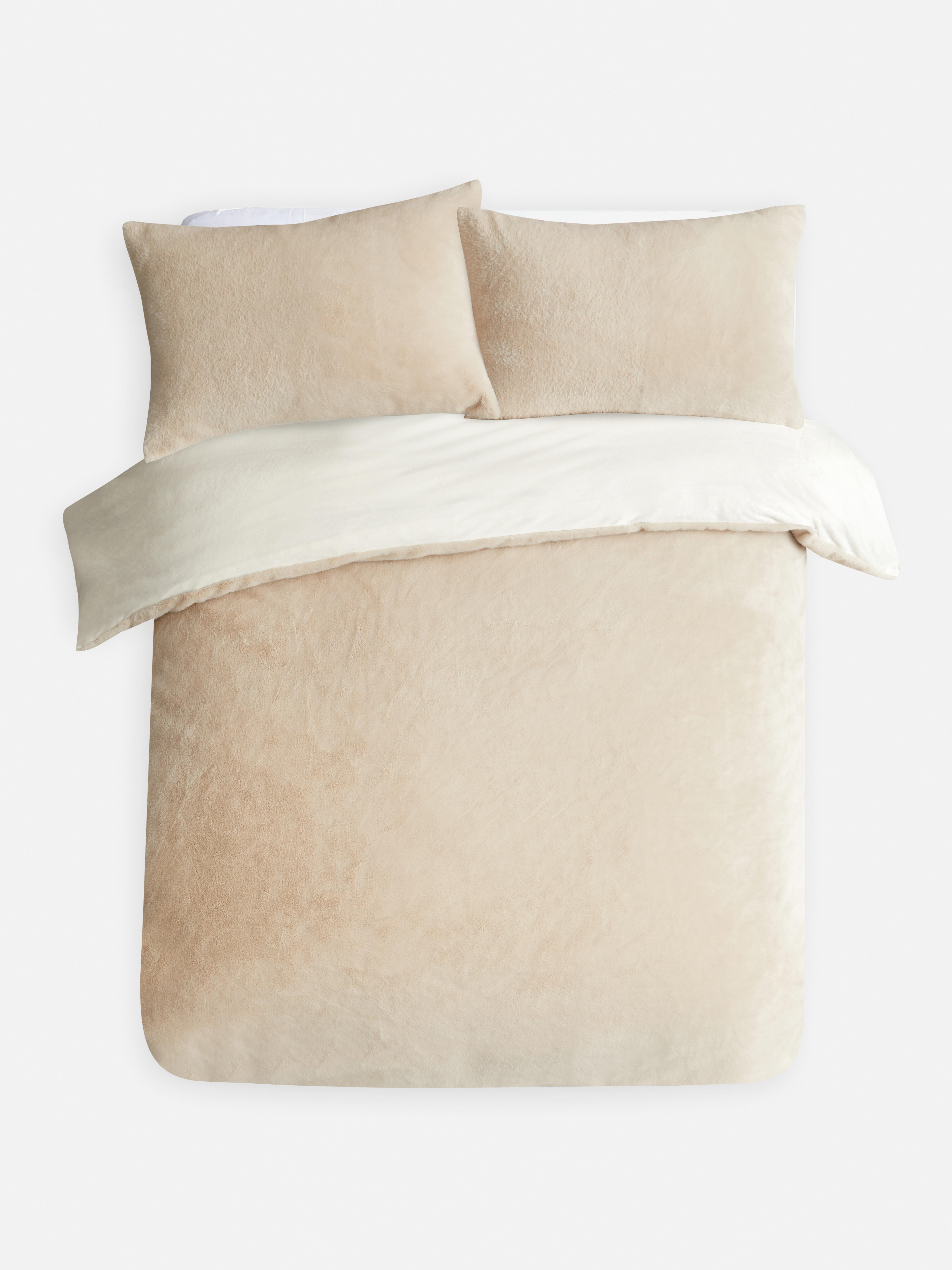 Plush King Duvet Cover Set