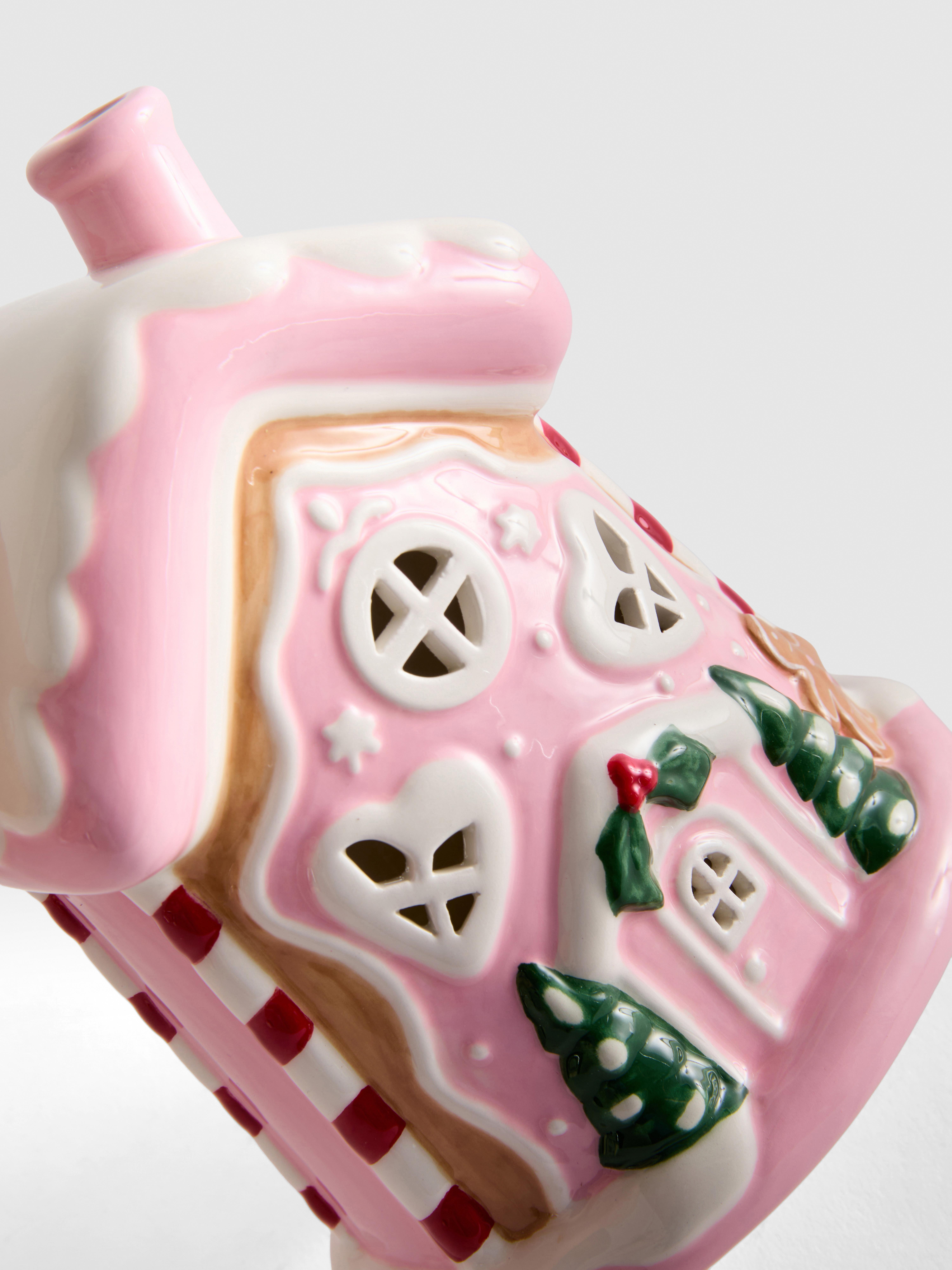 Pink Gingerbread House Christmas LED Light | Primark
