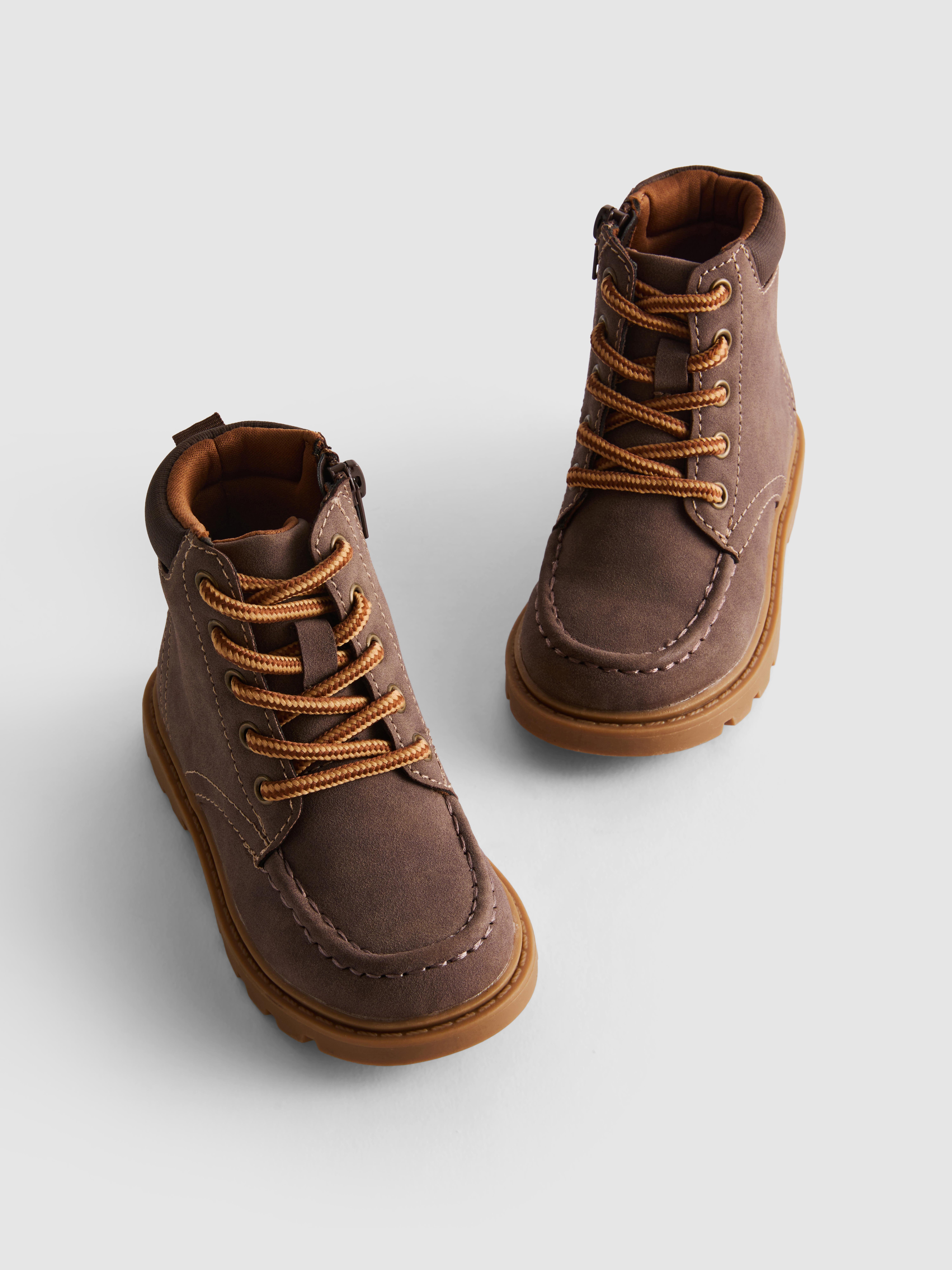 Lace-Up Ankle Boots