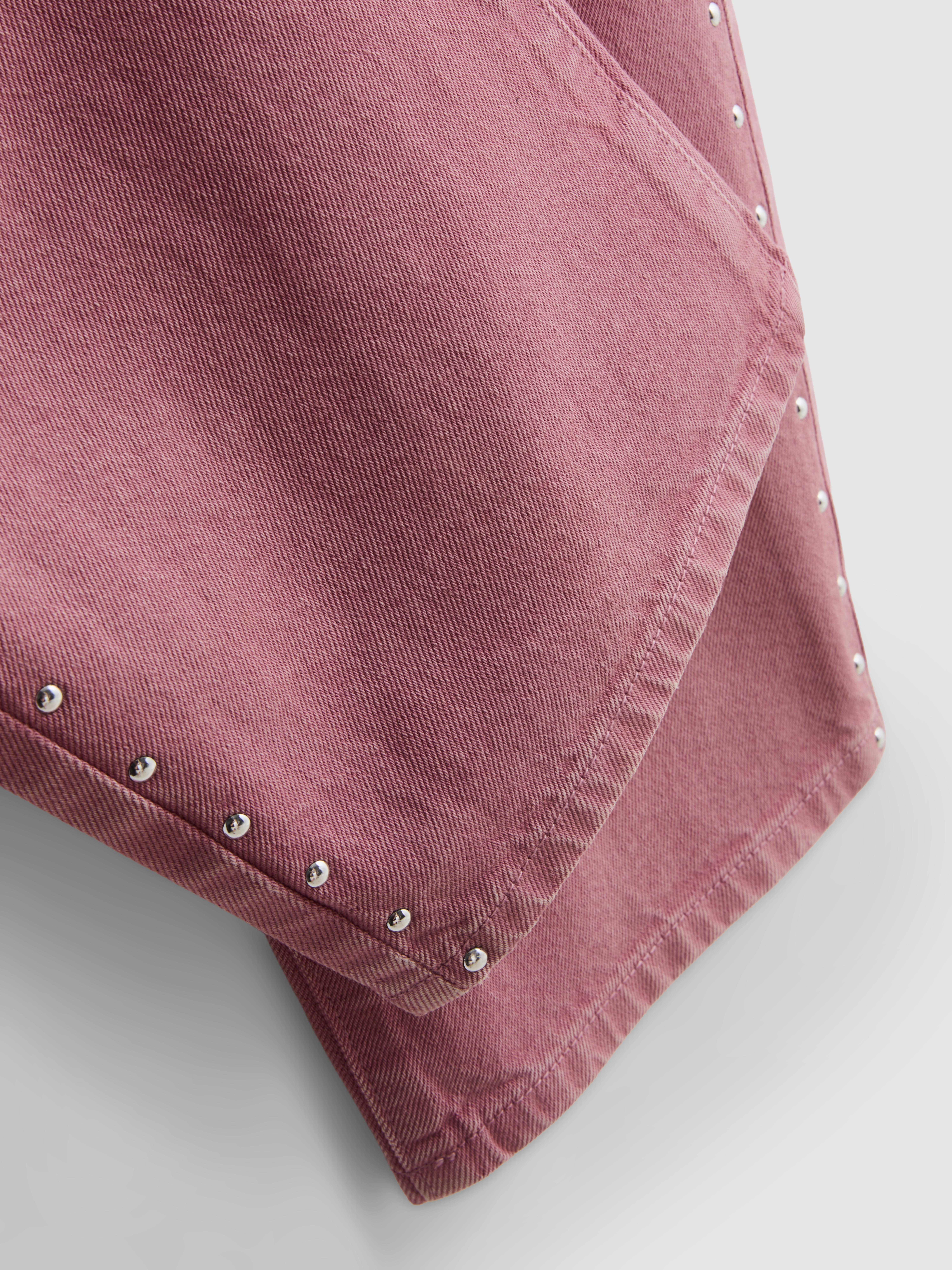 The Primark Scene | Cotton Denim Studded Barrel-Leg Jeans