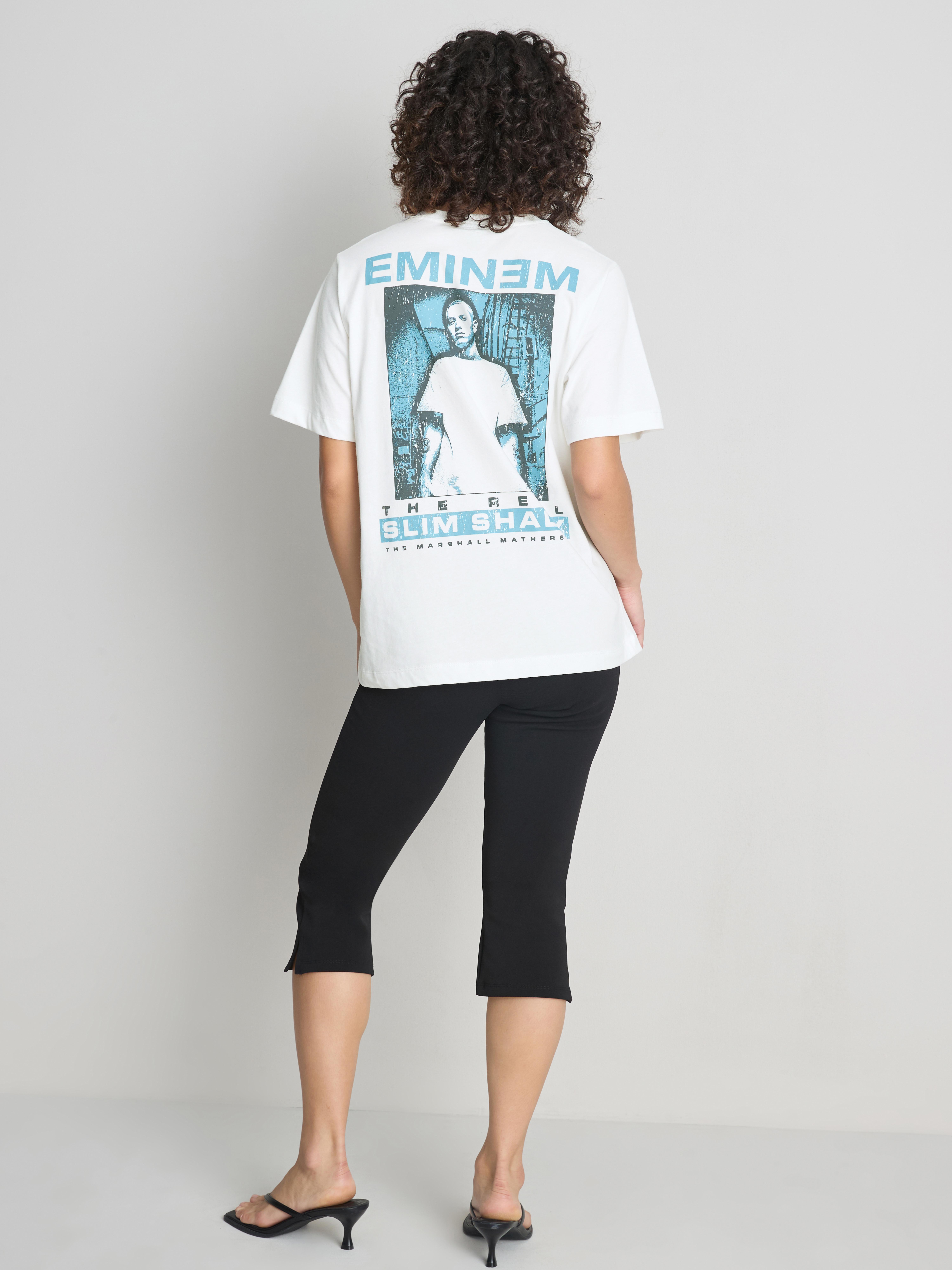 Camiseta de algodón puro con estampado de Eminem