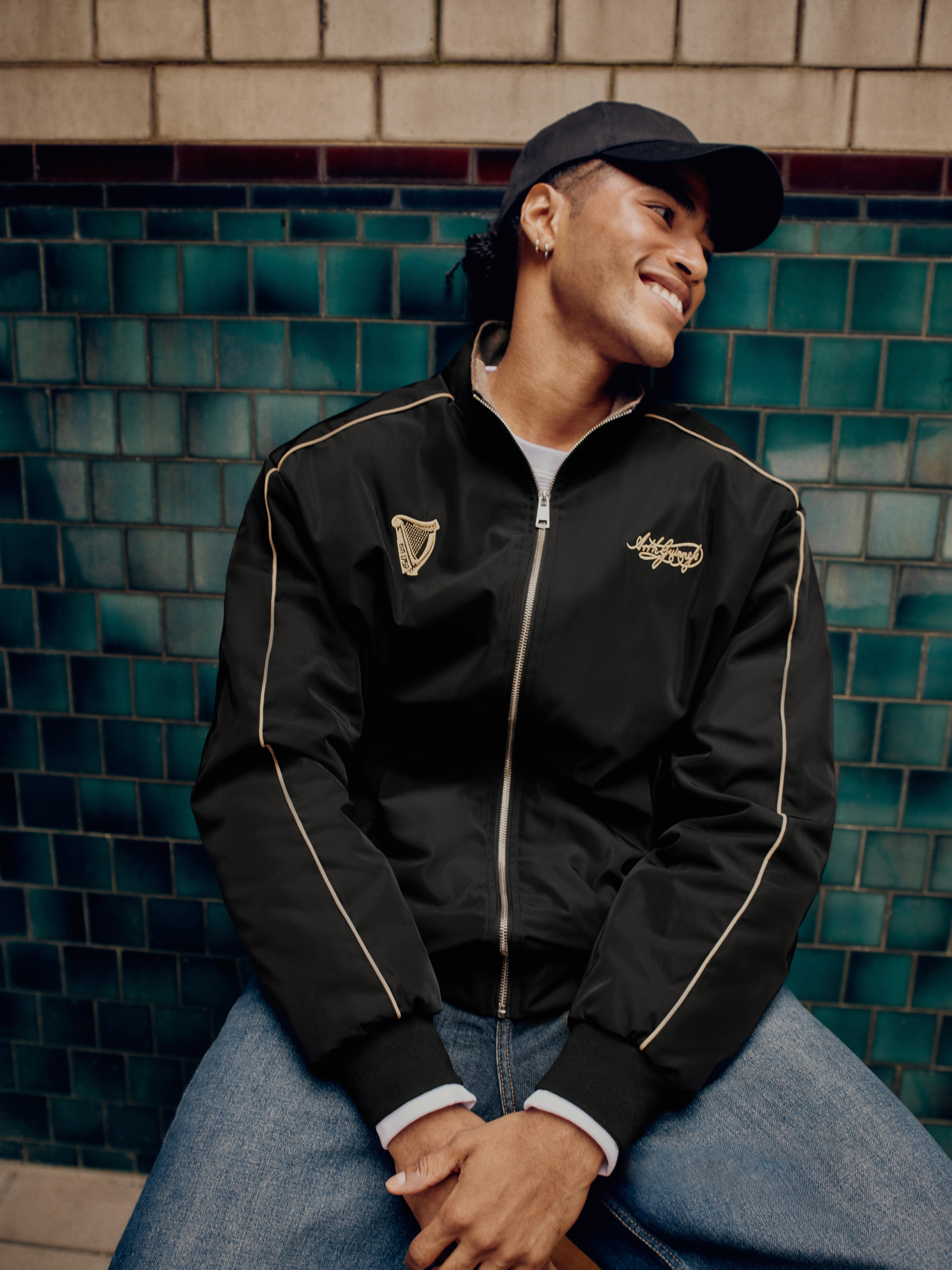 Guinness Embroidered Zip-Up Jacket
