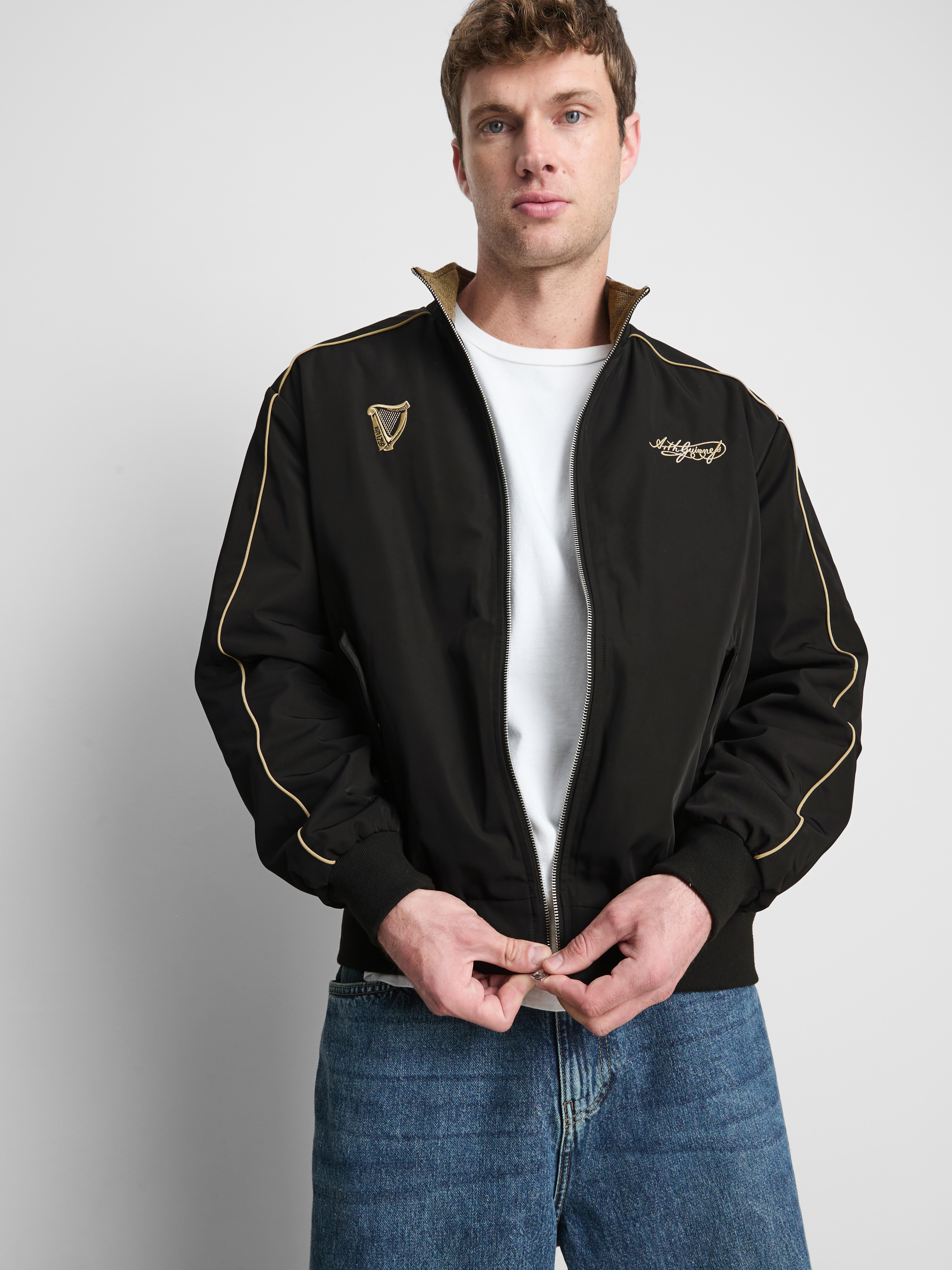 Guinness Embroidered Zip-Up Jacket