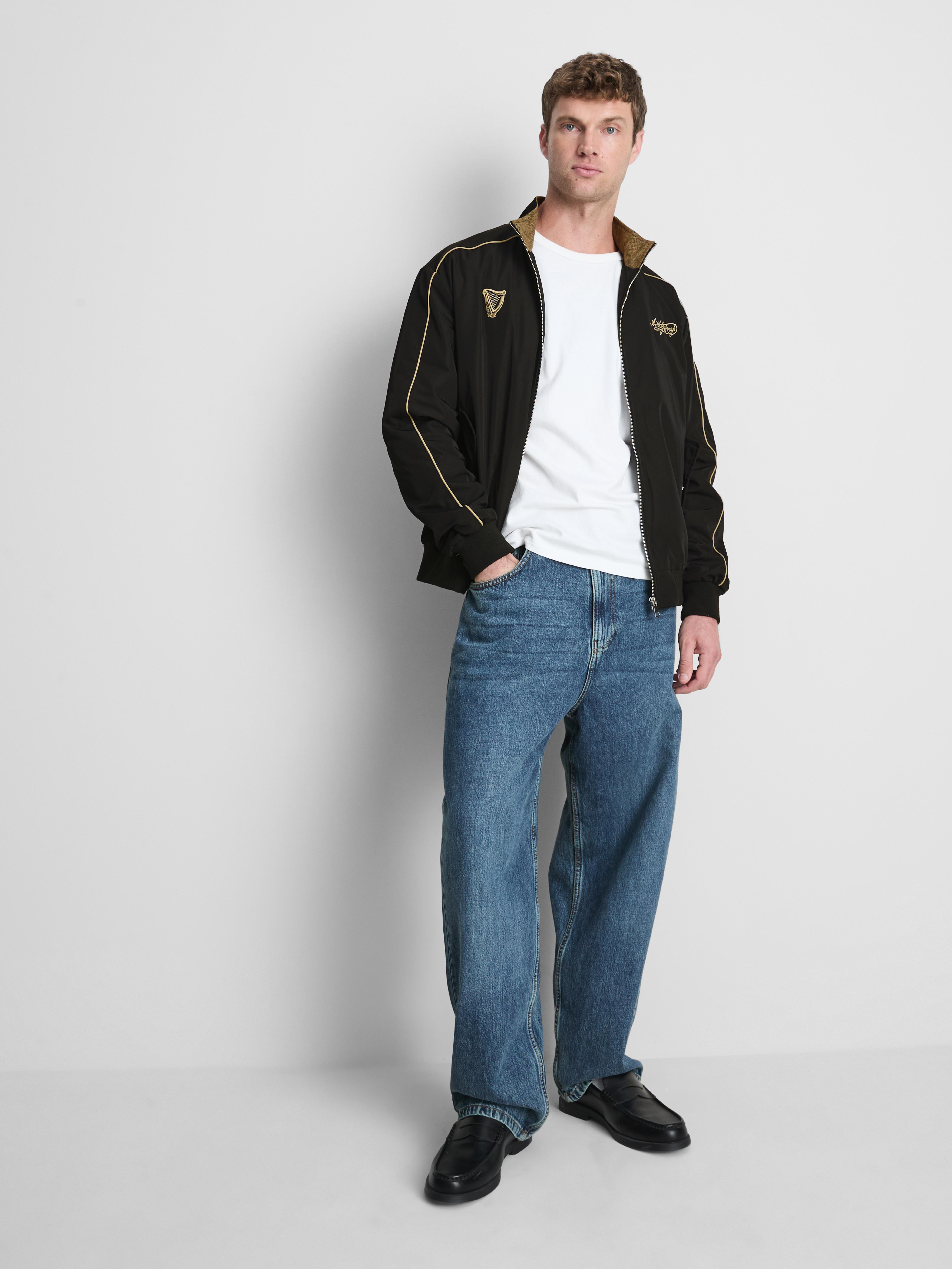 Guinness Embroidered Zip-Up Jacket