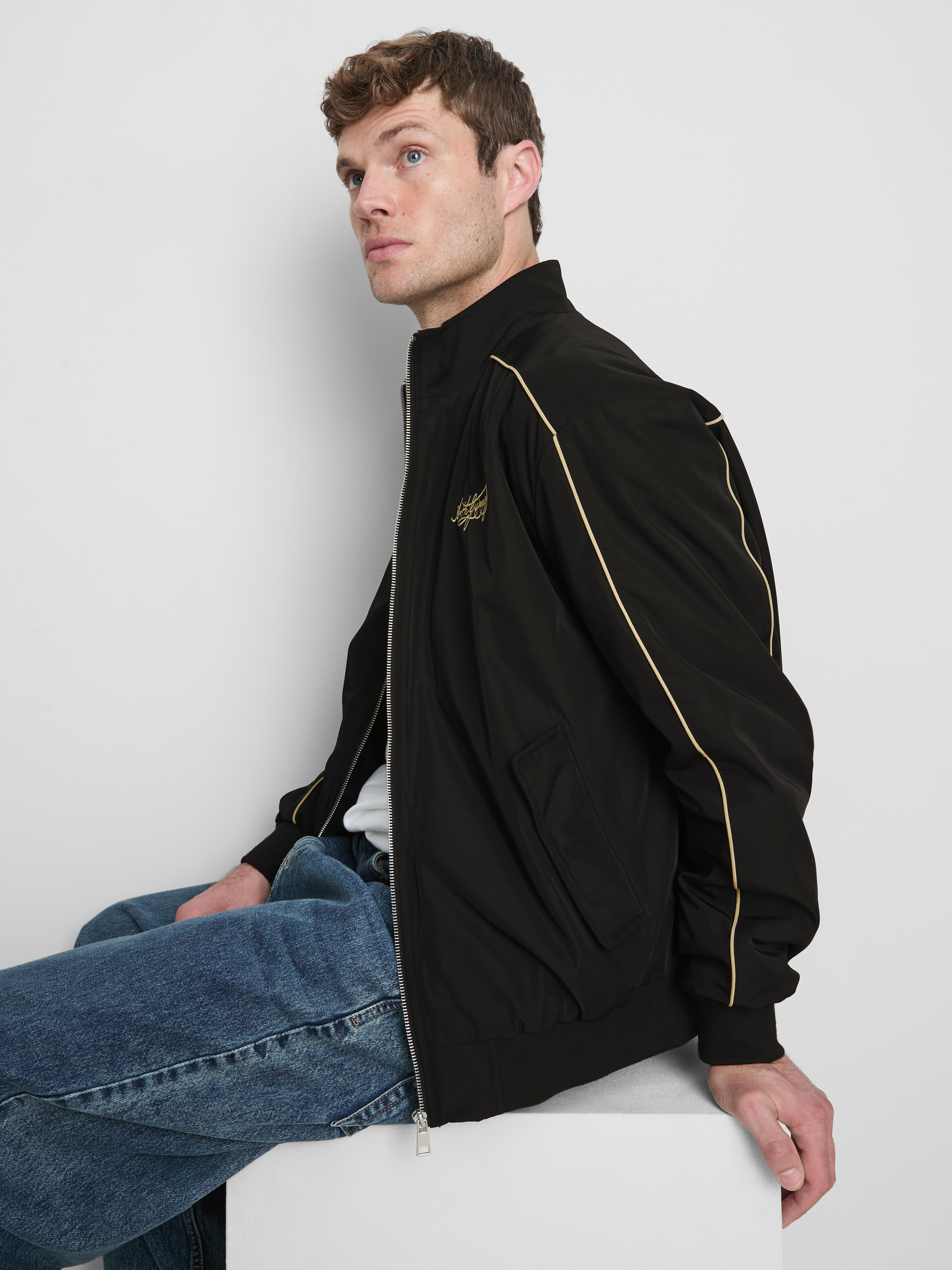 Guinness Embroidered Zip-Up Jacket