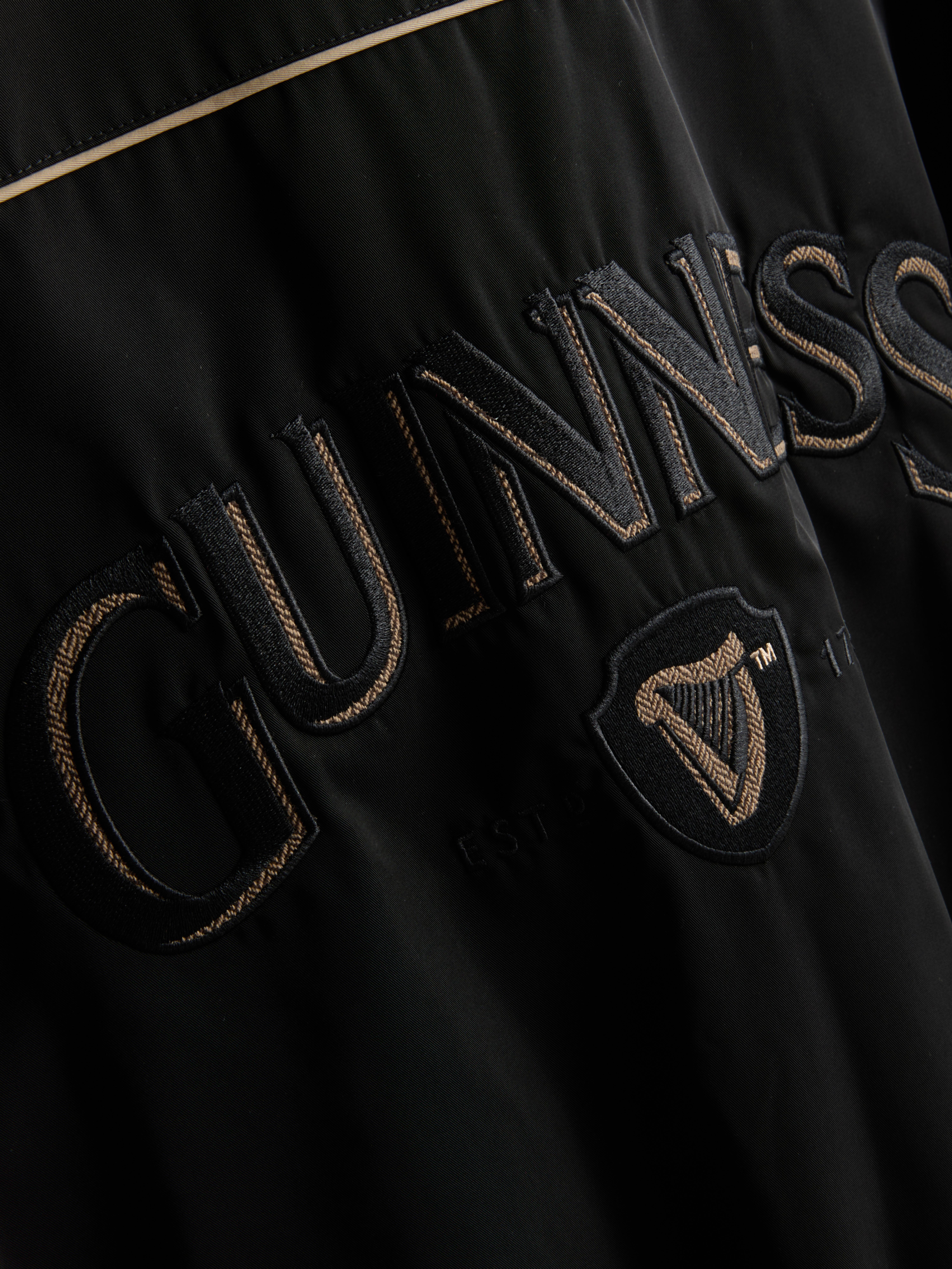 Guinness Embroidered Zip-Up Jacket