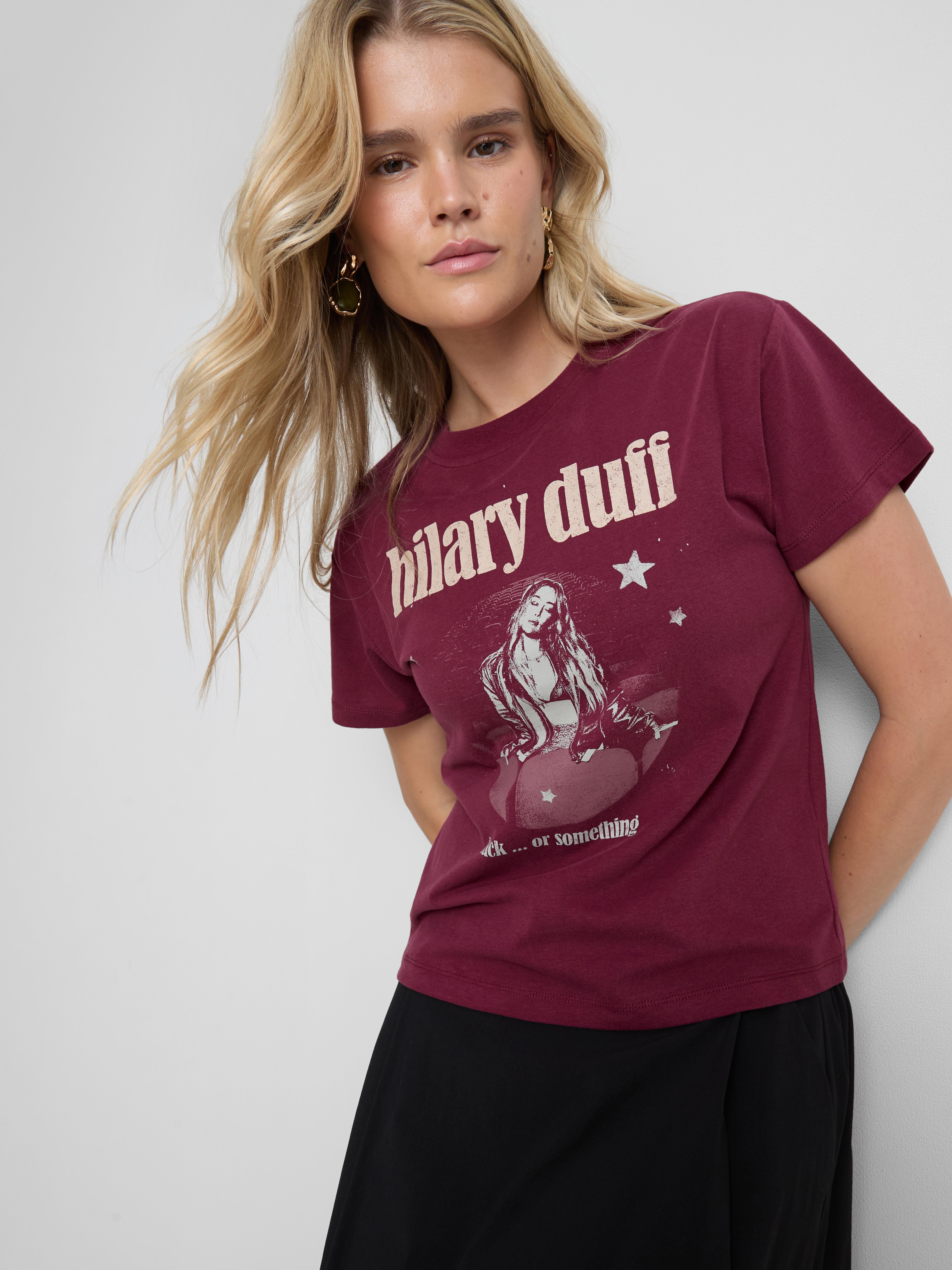 Hilary Duff Pure Cotton Graphic Tee