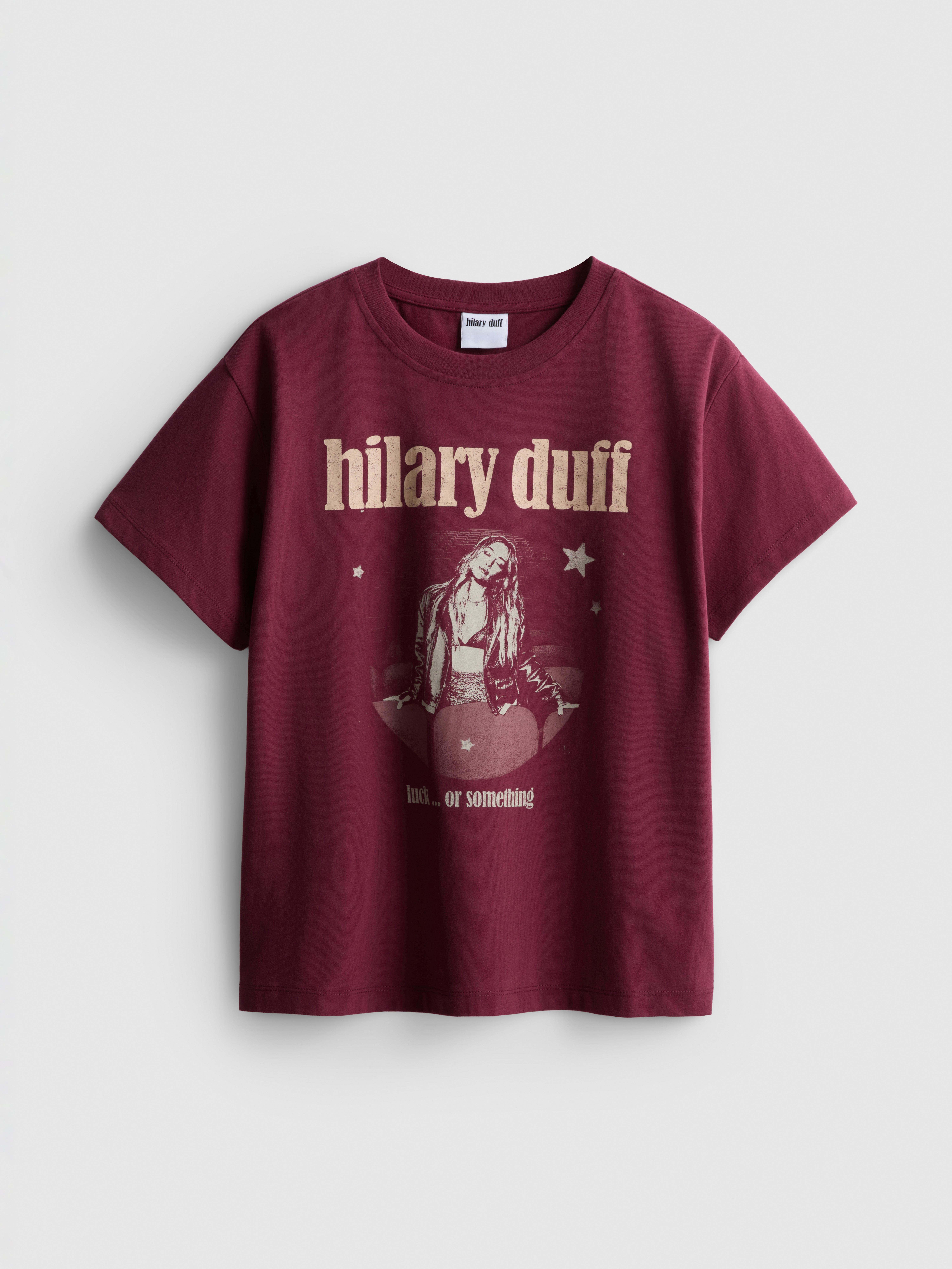 Hilary Duff Pure Cotton Graphic Tee