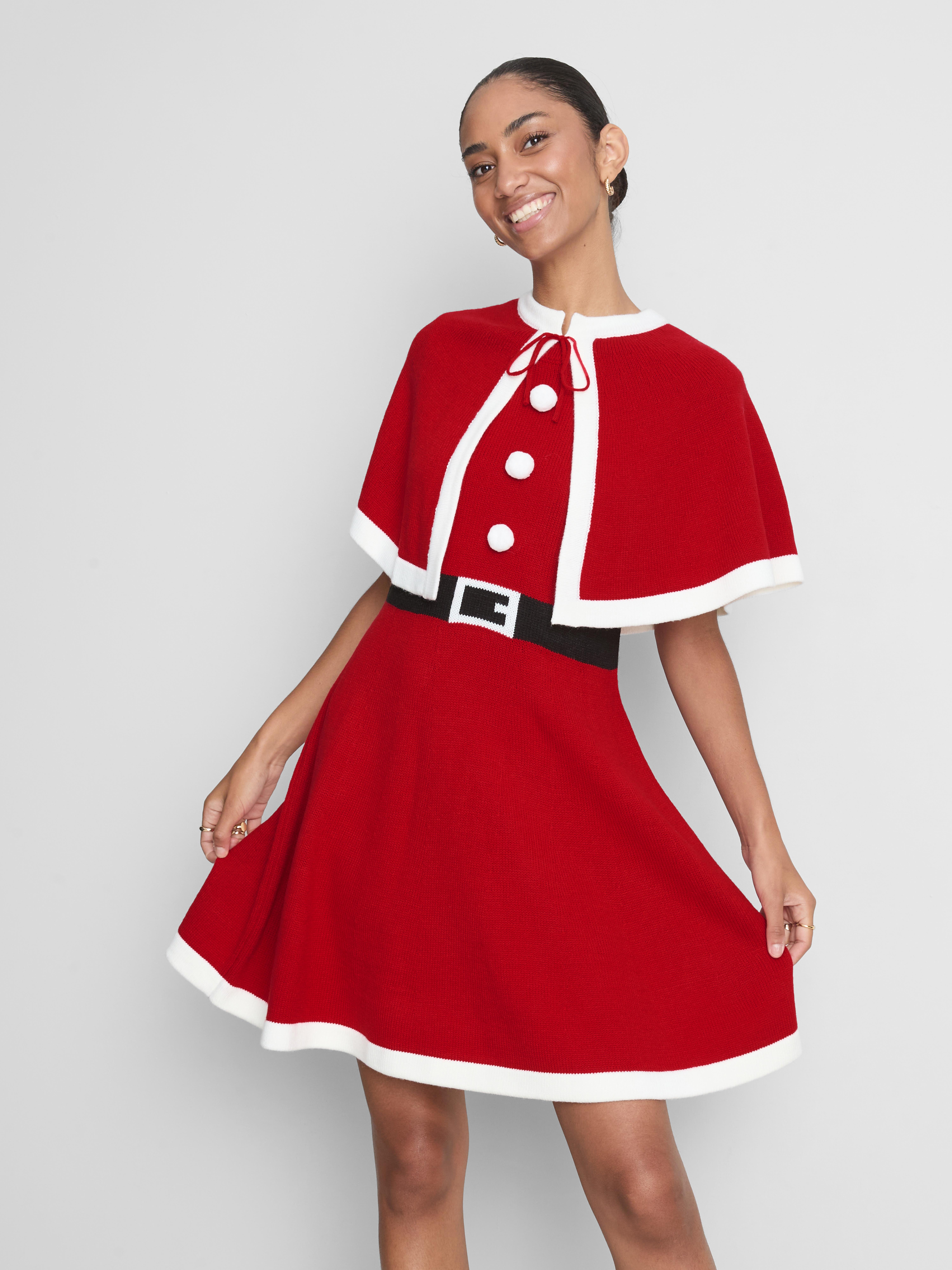 Women's Red Christmas Santa Mini Dress | Penneys