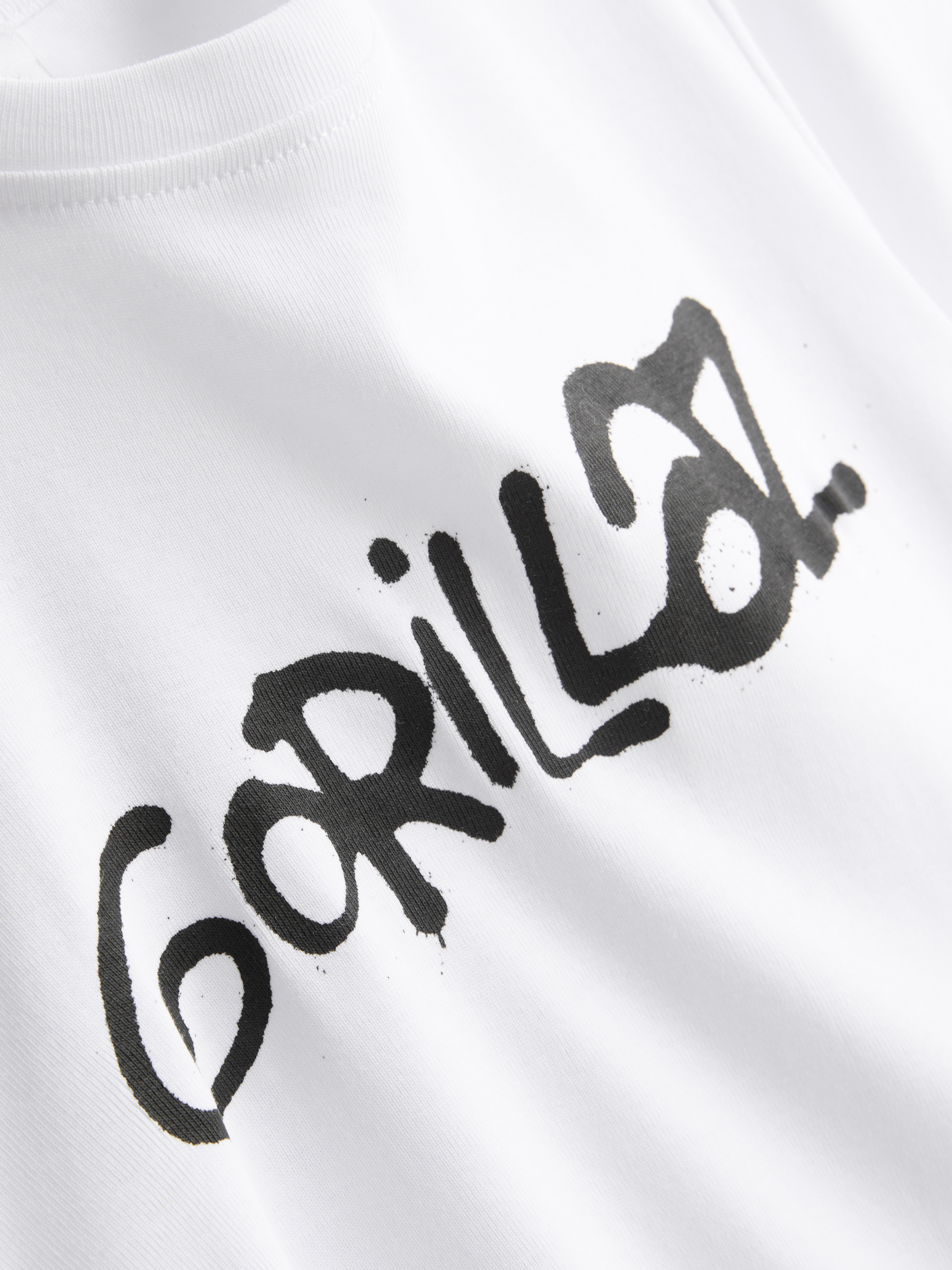 Gorillaz Longline Graphic Baby Tee
