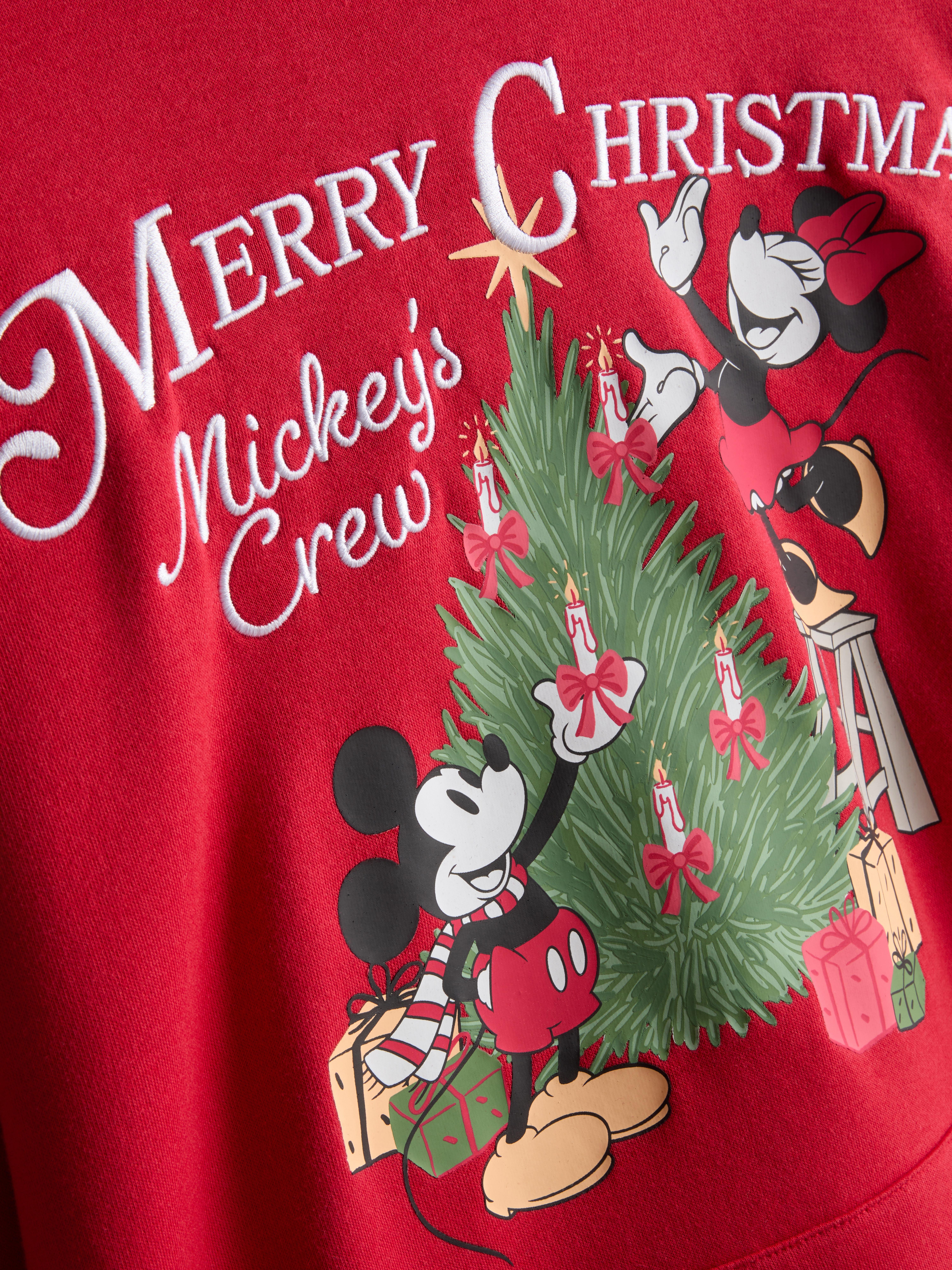 Disney's Mickey & Minnie Mouse Cotton Rich Christmas Hoodie