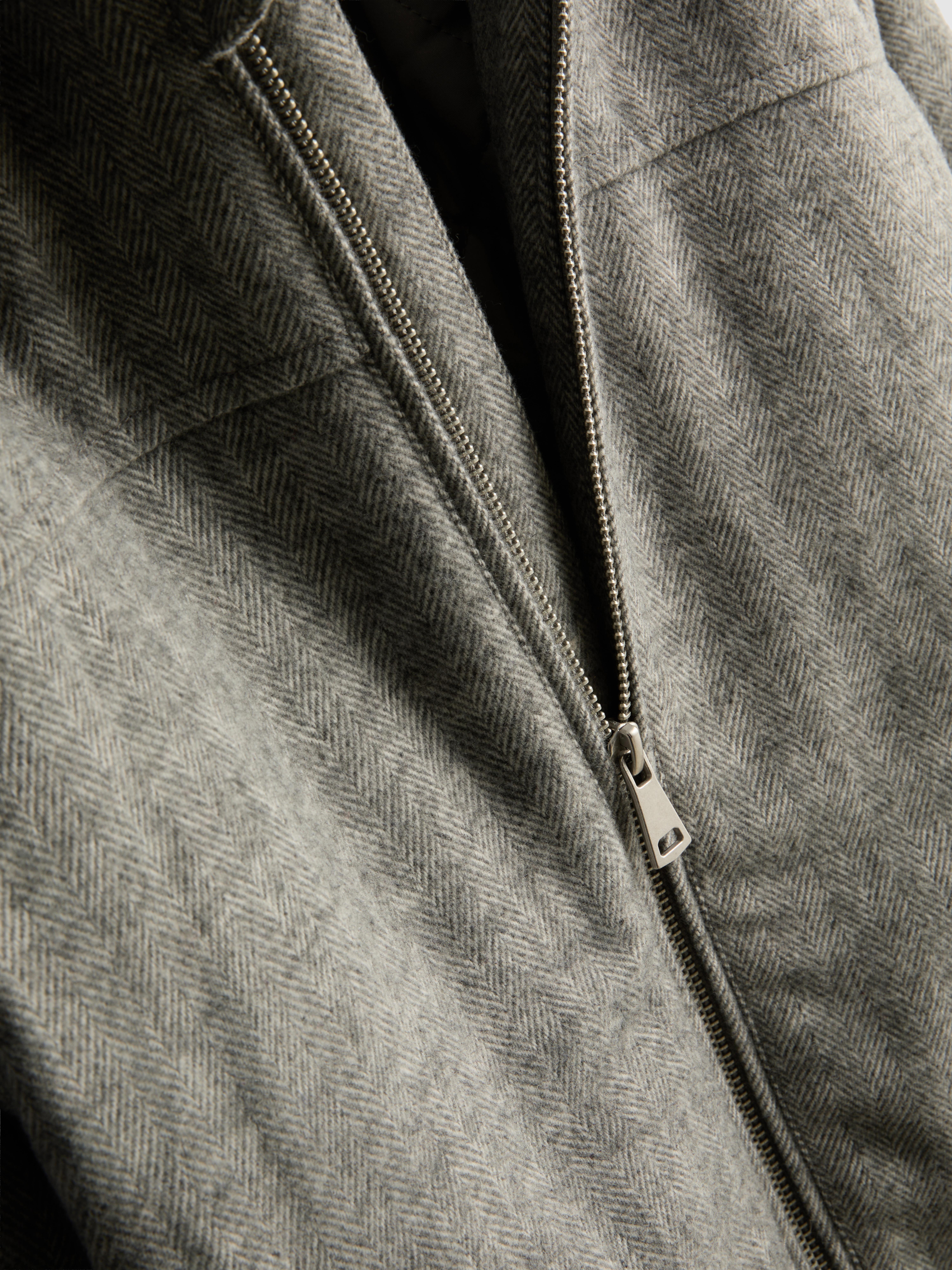 1-12yrs | The Edit Wool-Blend Zip-Up Bomber Jacket
