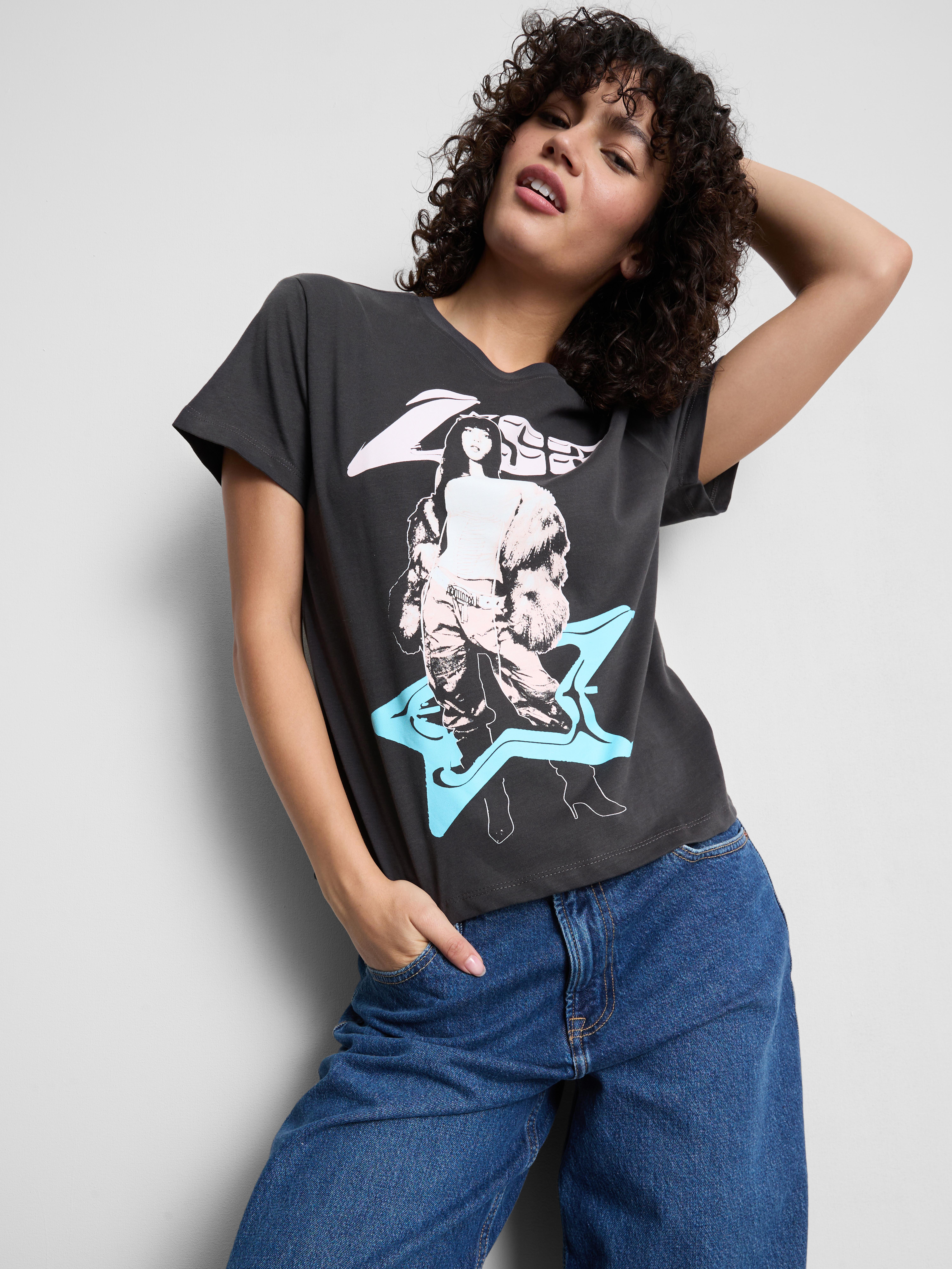 Lisa Pure Cotton Graphic Tee