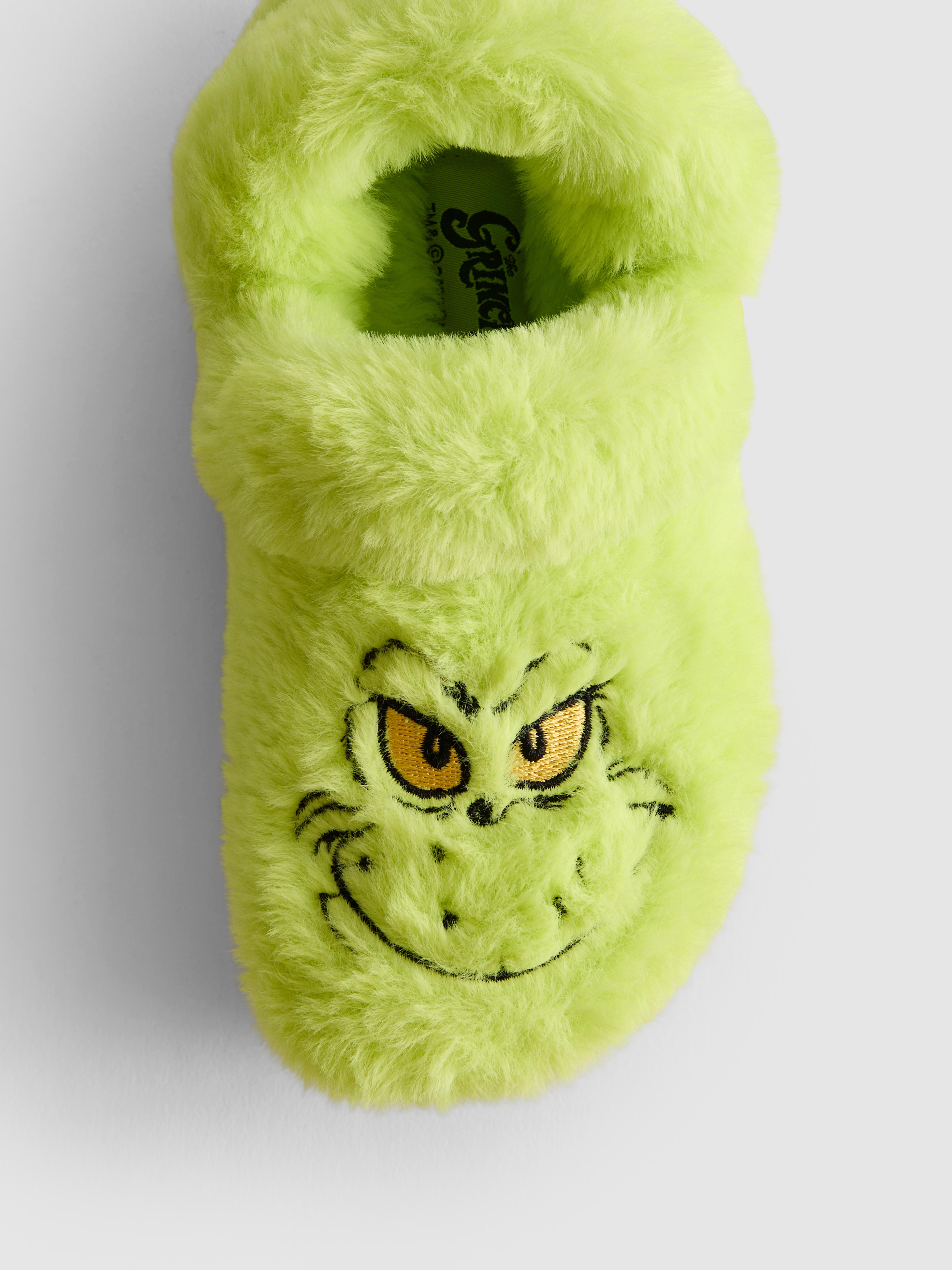 The Grinch Fluffy Clog Slippers