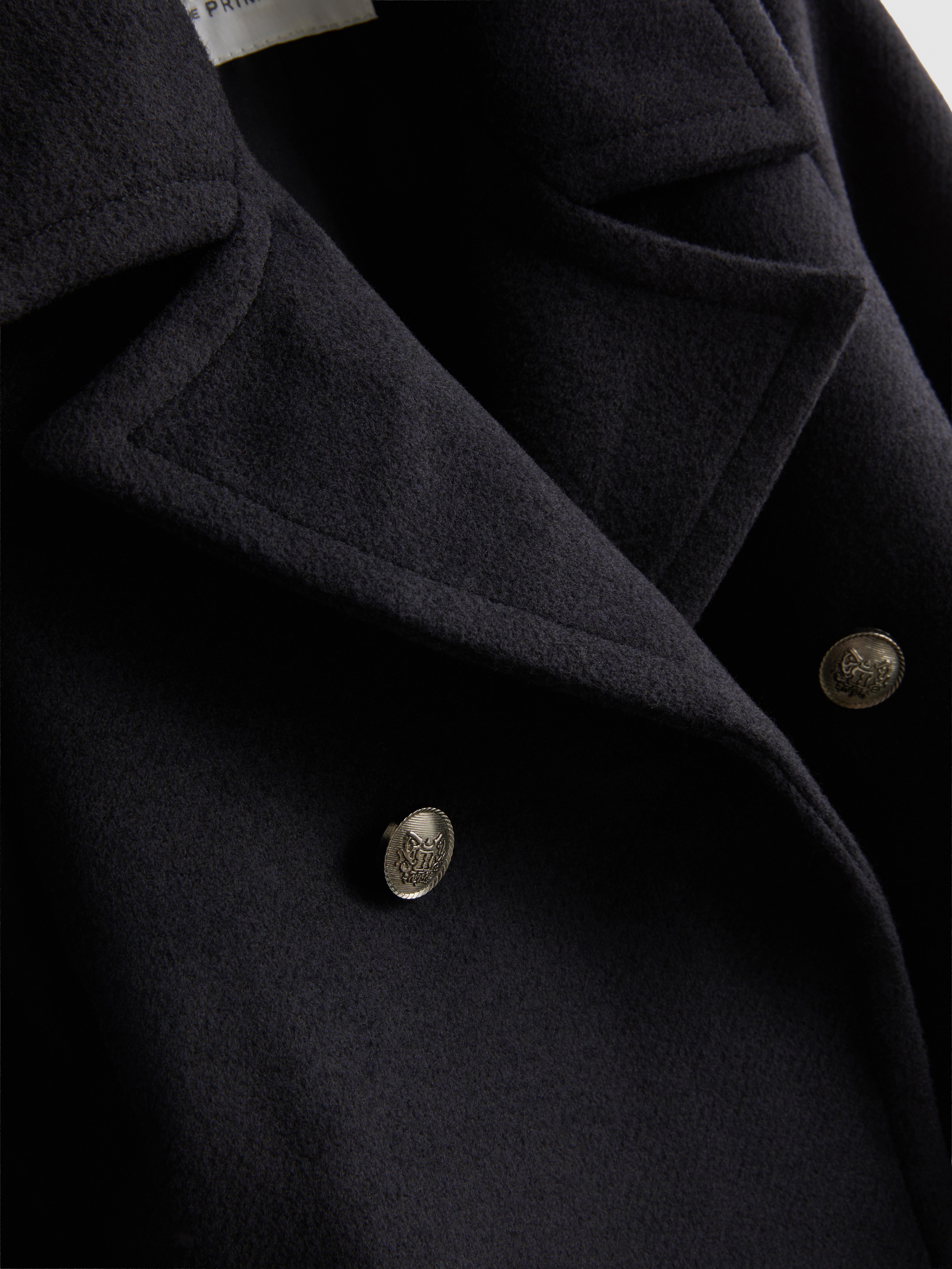 1-12yrs | The Edit Wool Blend Peacoat