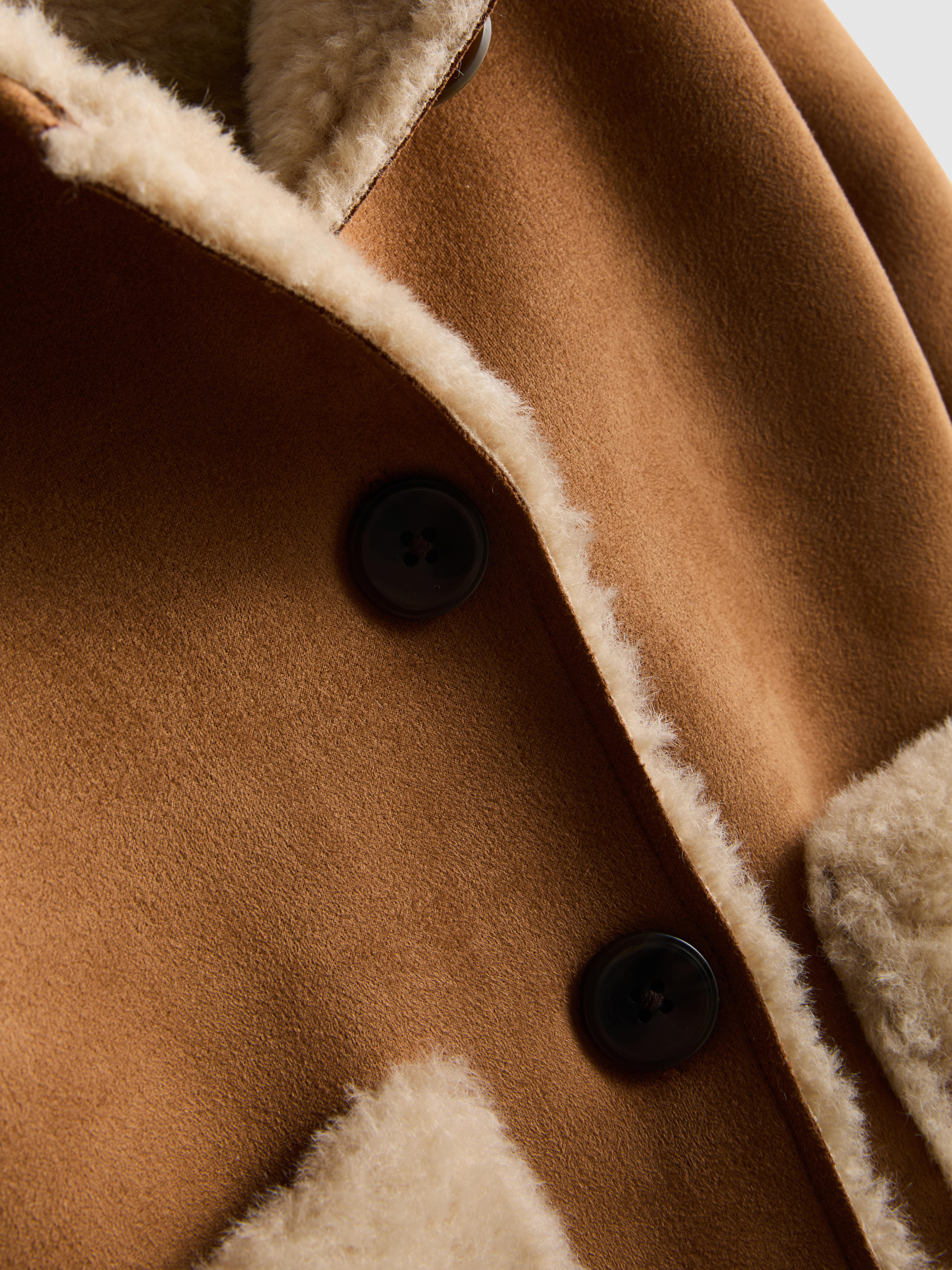 1-12yrs | The Edit Hooded Fleece Trim Jacket