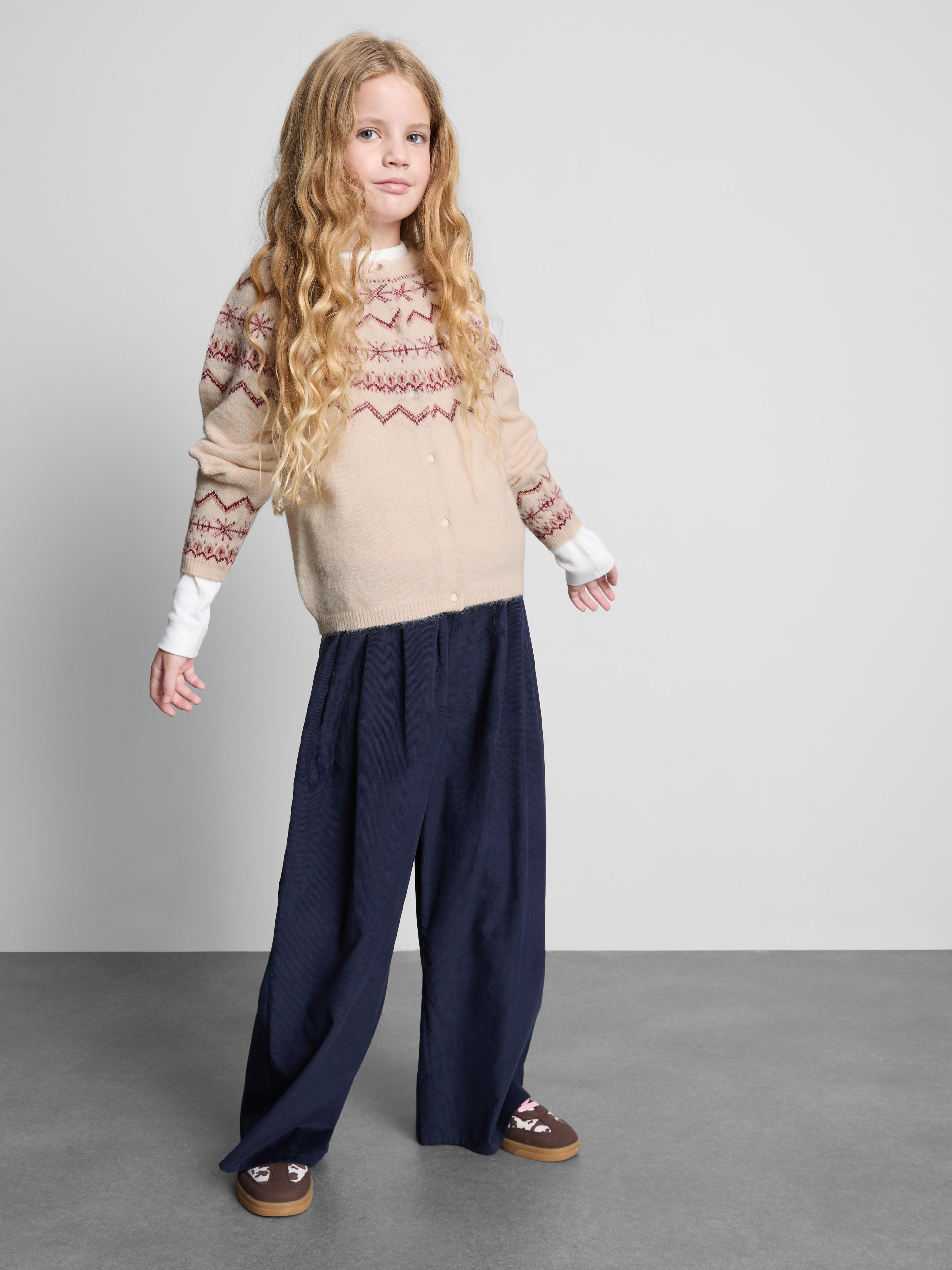 1-12yrs | The Edit Wool-Blend Fair Isle Cardigan