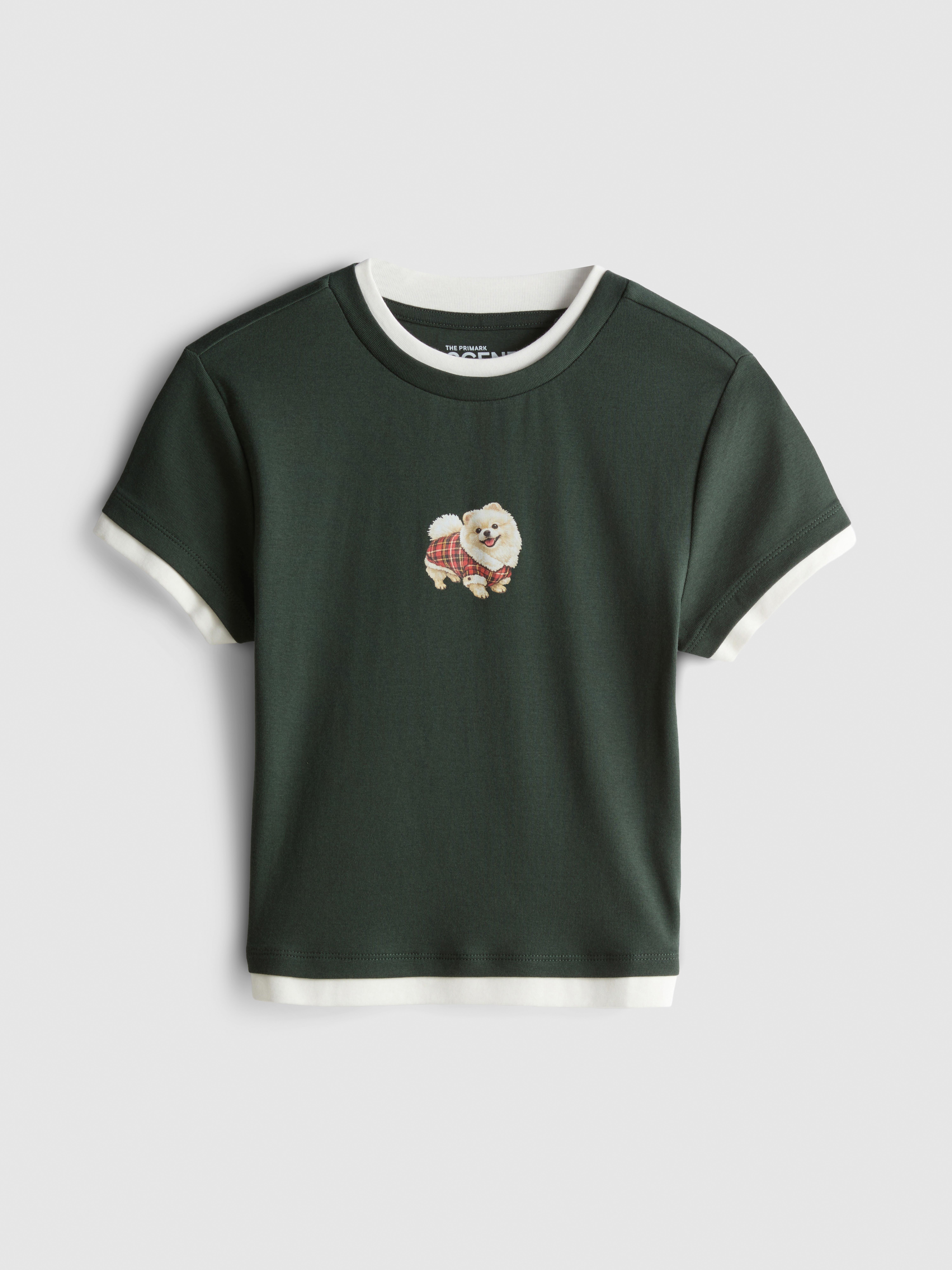 The Primark Scene | Camiseta bebé doble capa - Verde oscuro - Mujer ...