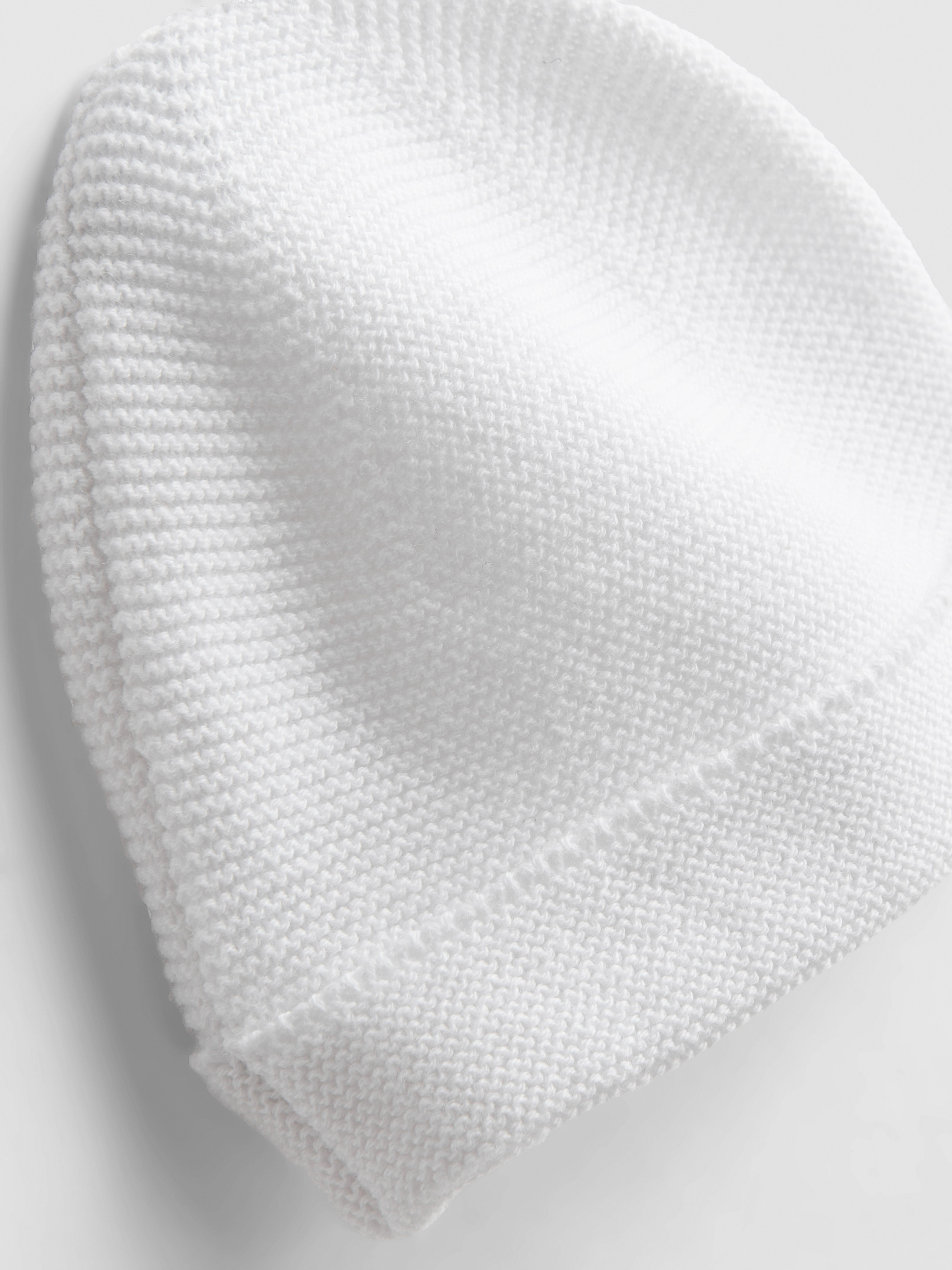 Cárdigan y gorrito de algodón puro para prematuros