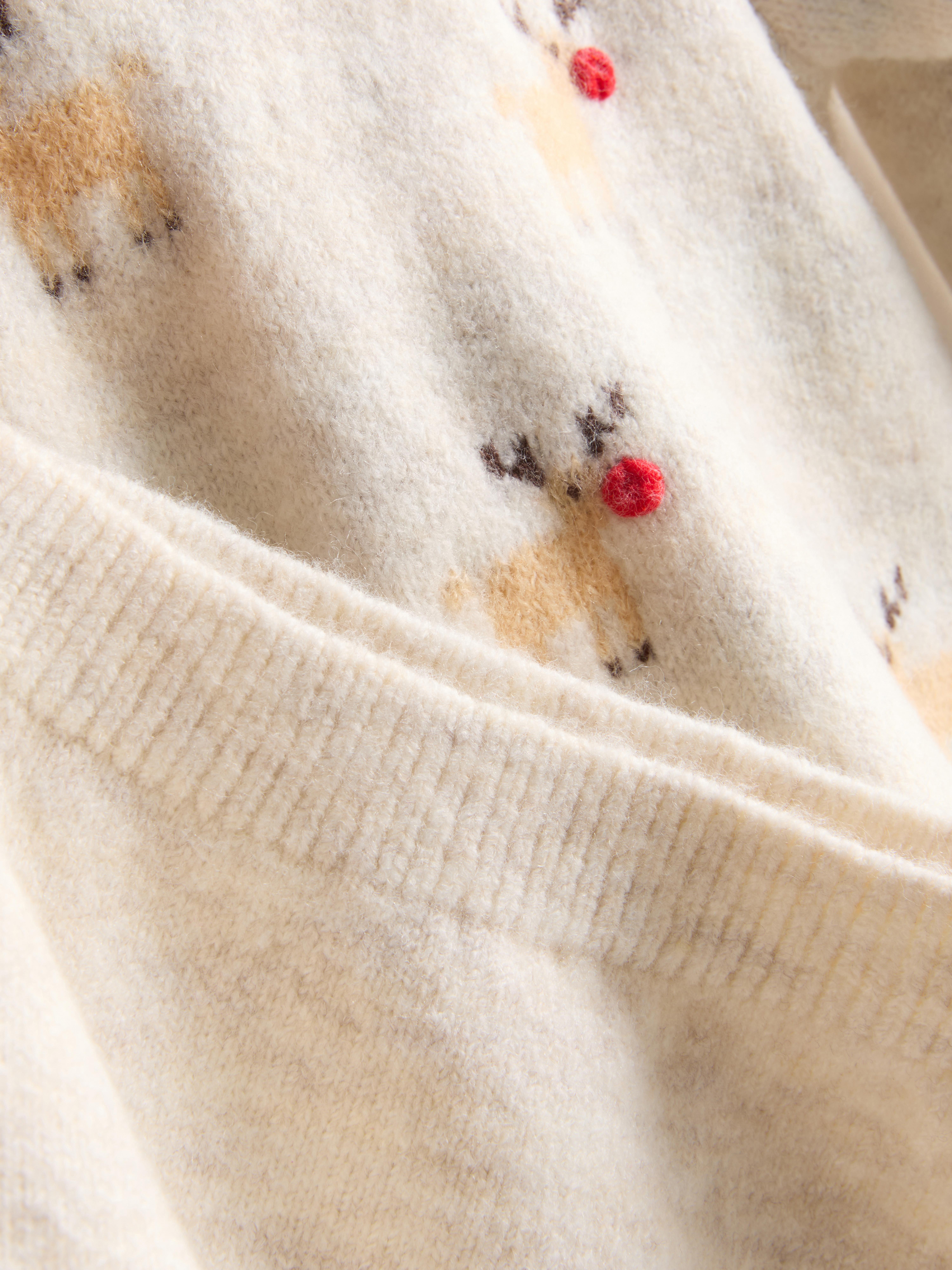 0-9mths | Christmas Reindeer and Knit Footed Leggings Set
