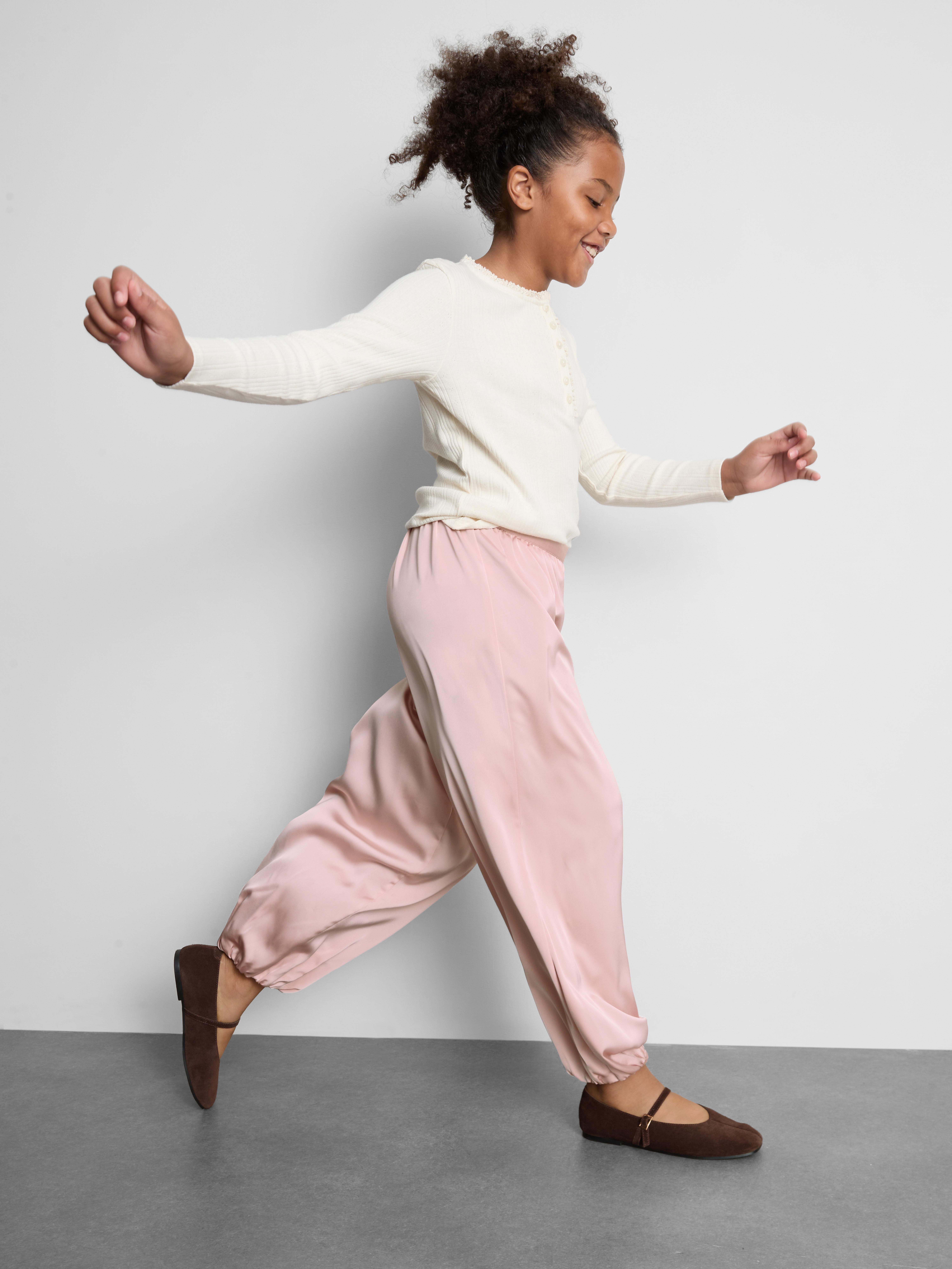 1-12yrs | The Edit Satin Cuffed Balloon Leg Pants
