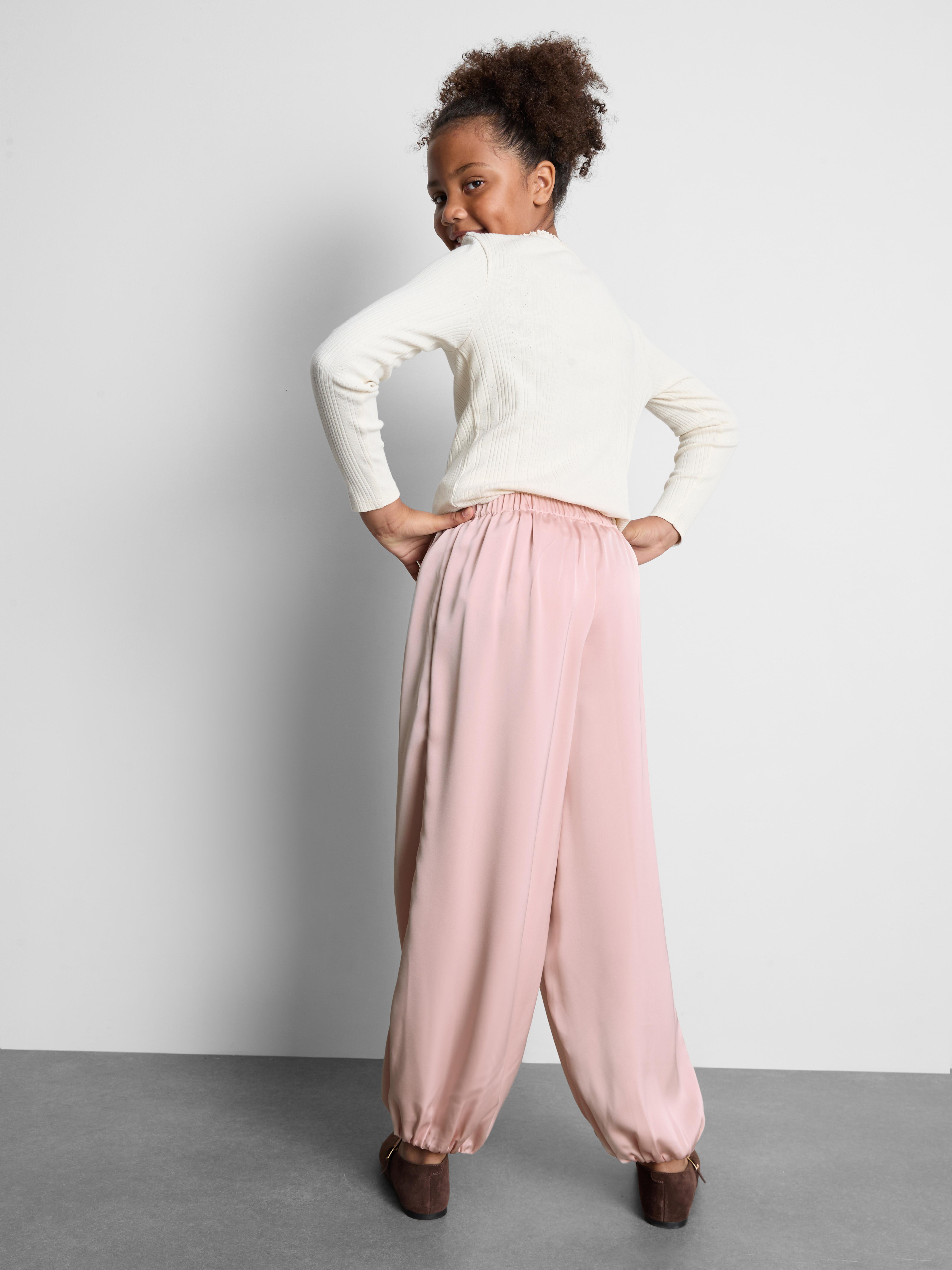 1-12yrs | The Edit Satin Cuffed Balloon Leg Pants