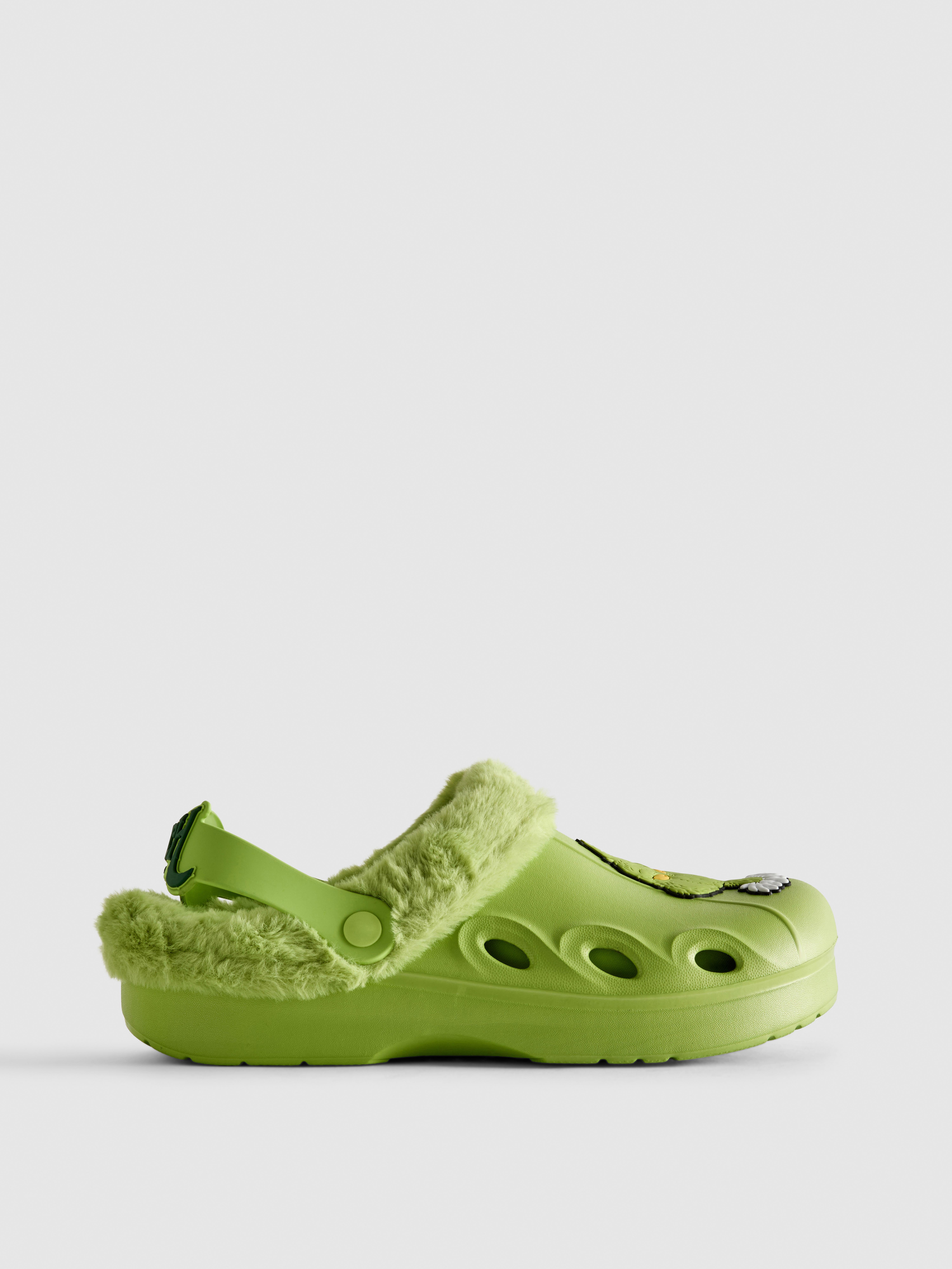 The Grinch Faux Fur Lined Clogs