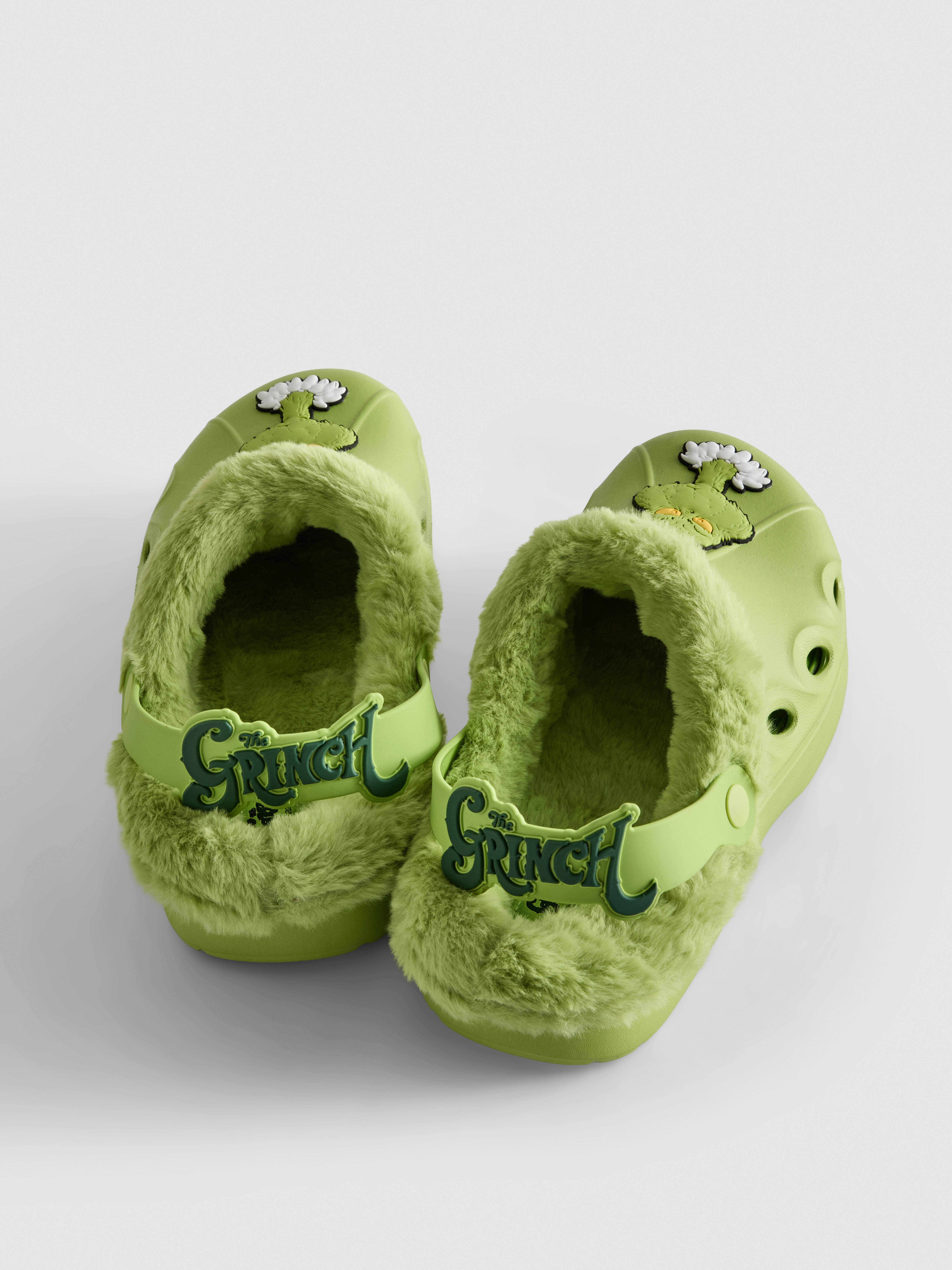 The Grinch Faux Fur Lined Clogs