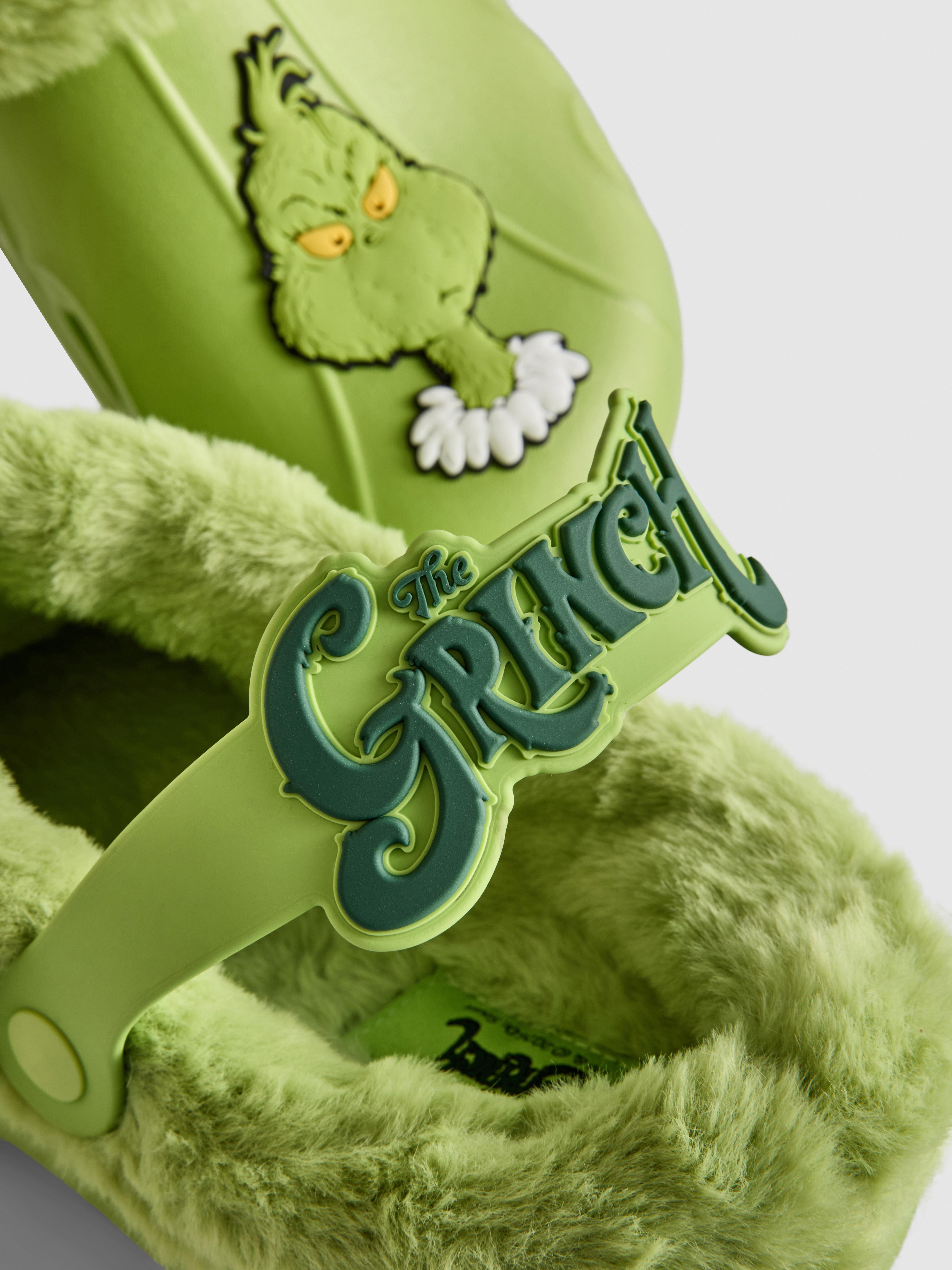 The Grinch Faux Fur Lined Clogs