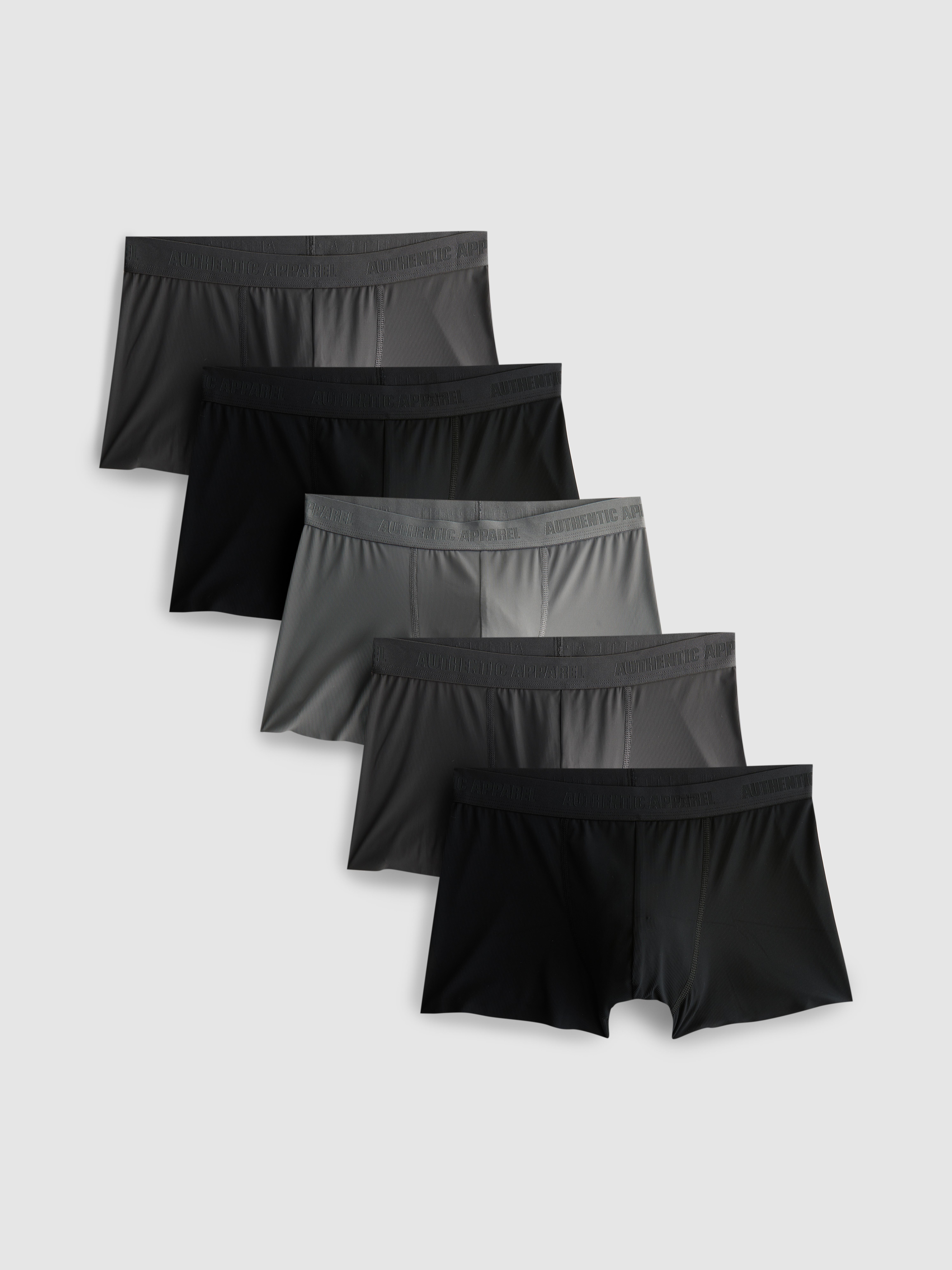 5pk Logo Waistband Trunks