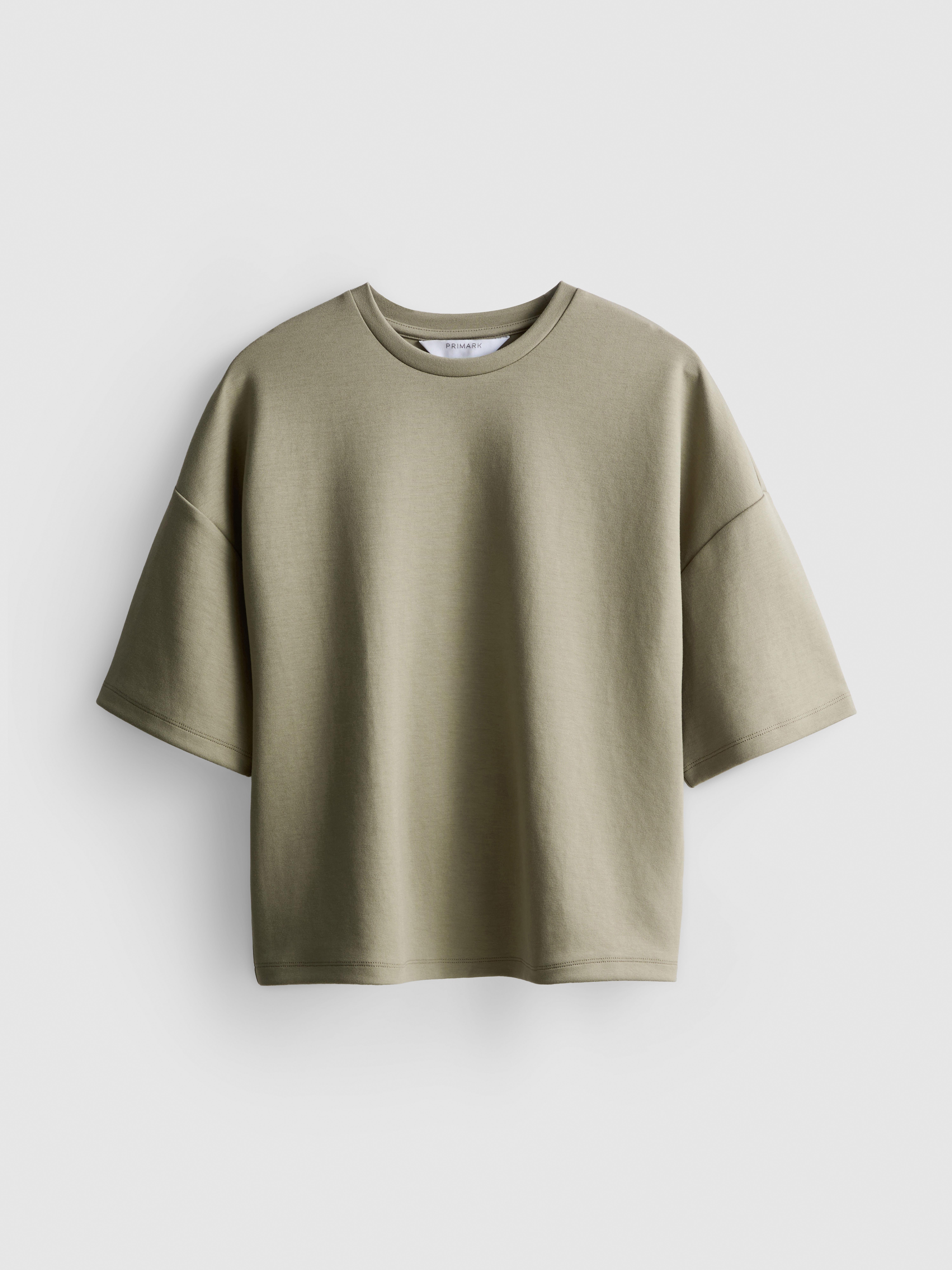 Kurzärmeliges Sweatshirt mit überschnittenen Schultern