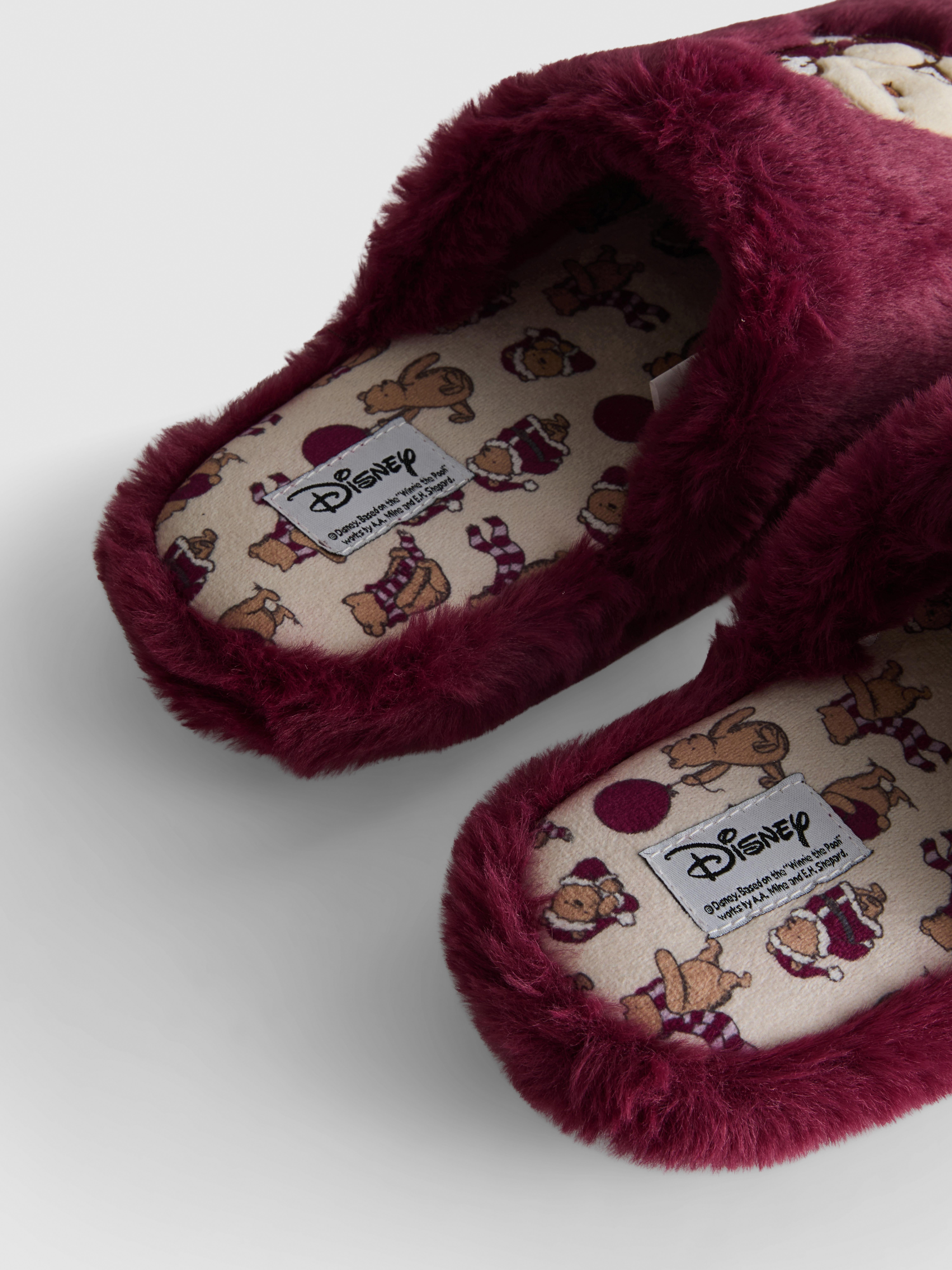 Disney's Winnie the Pooh Christmas Mule Slippers