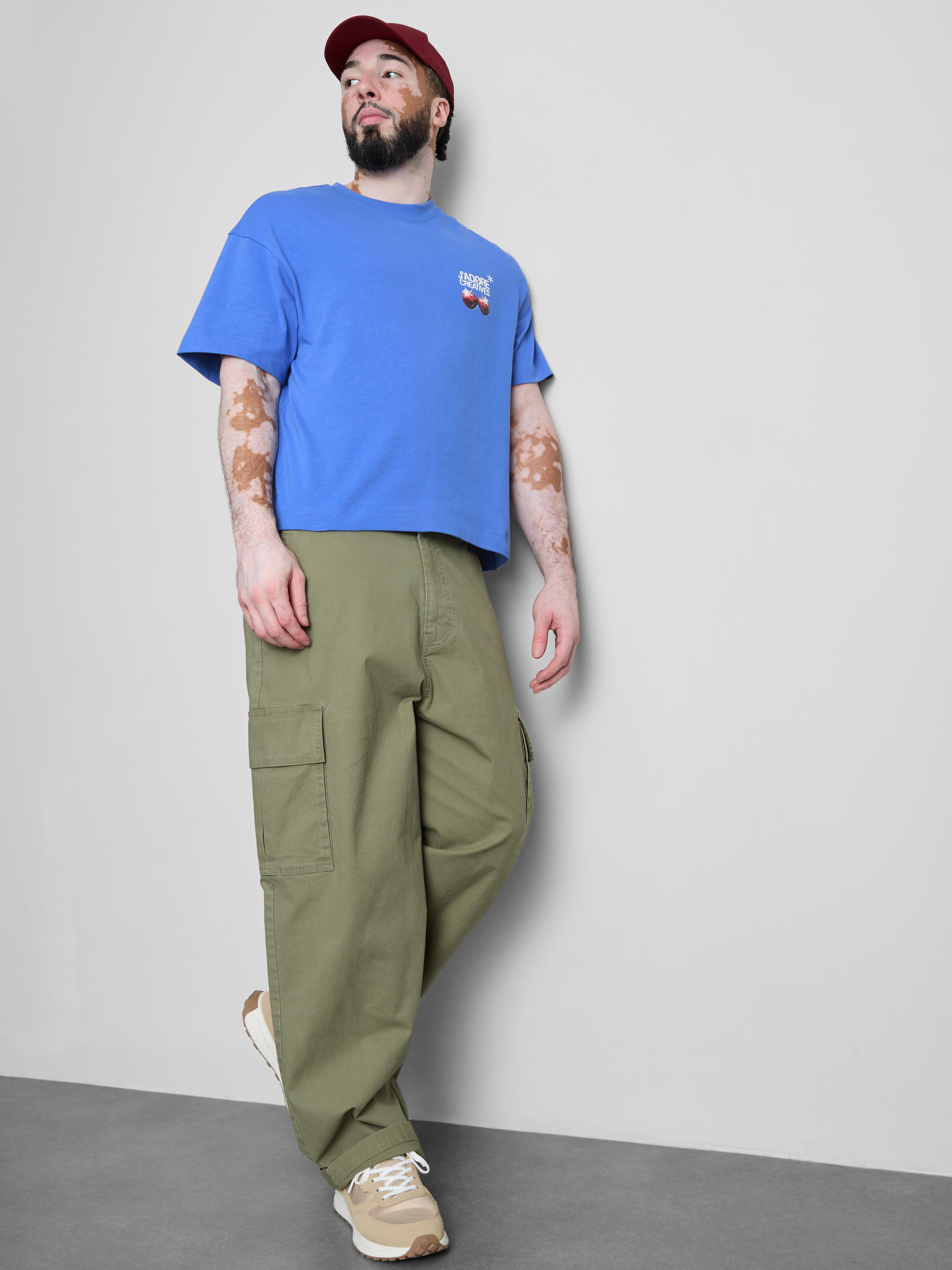 Pure Cotton Cherry Graphic T-Shirt