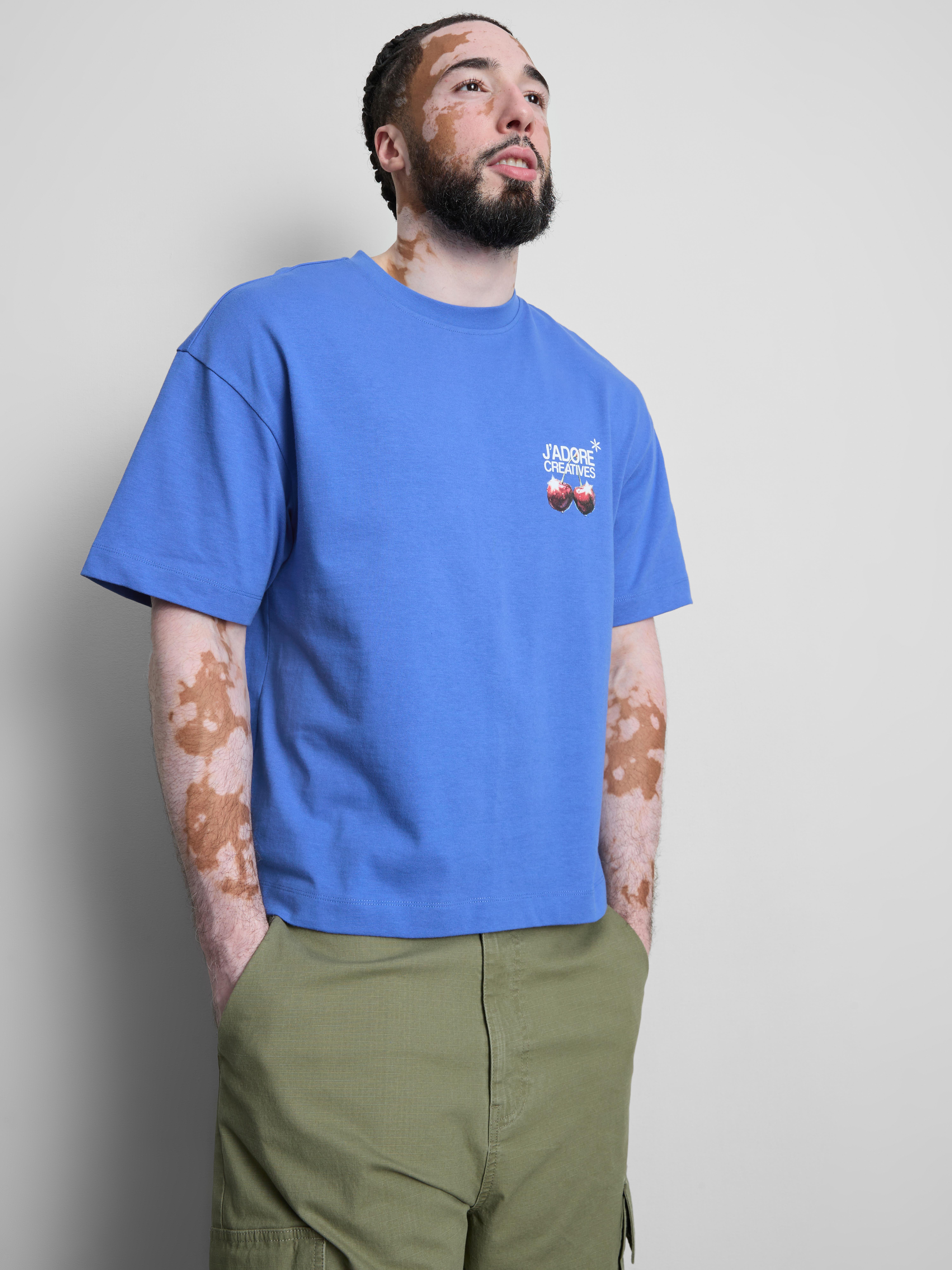 Pure Cotton Cherry Graphic T-Shirt