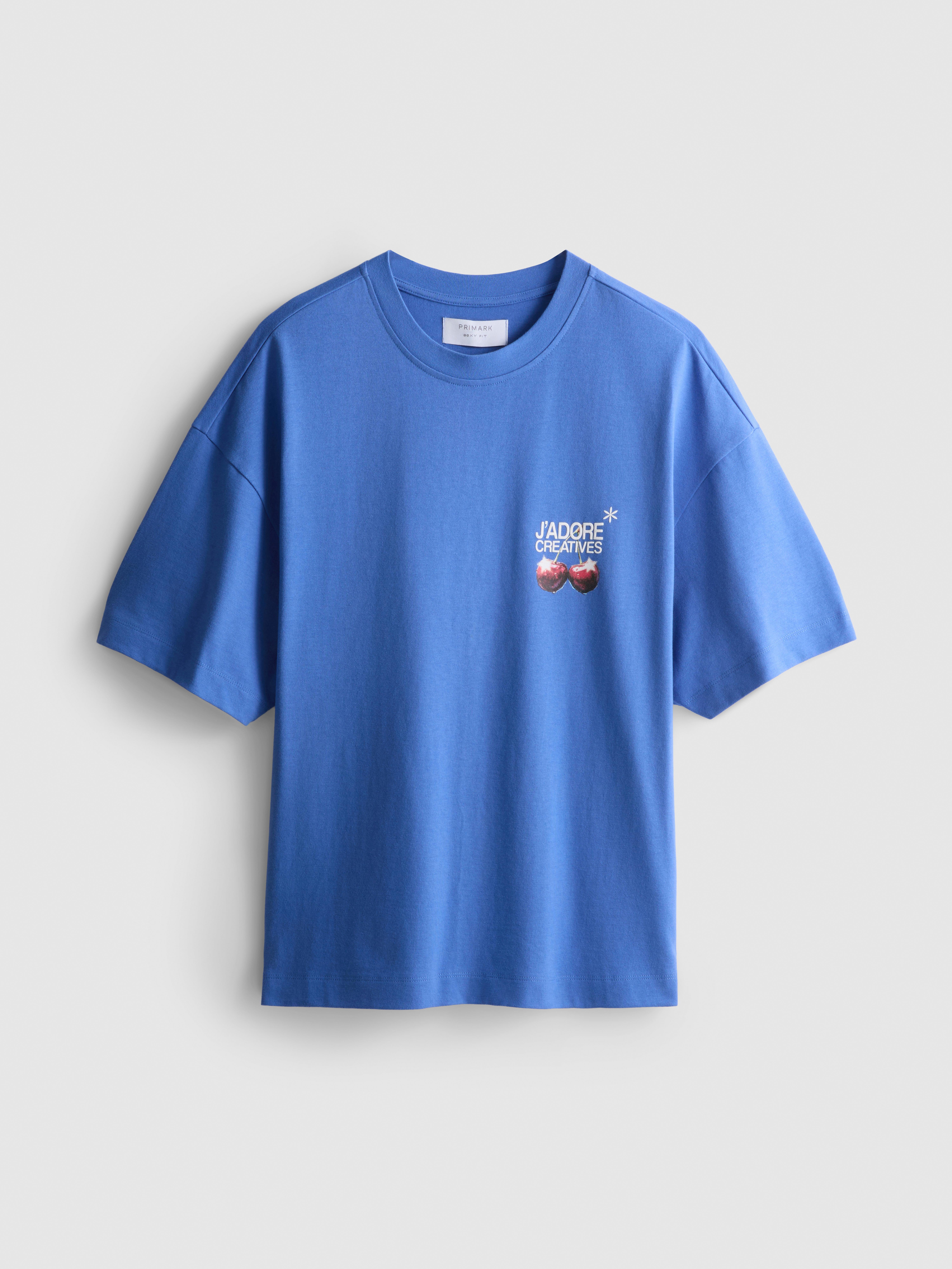 Pure Cotton Cherry Graphic T-Shirt